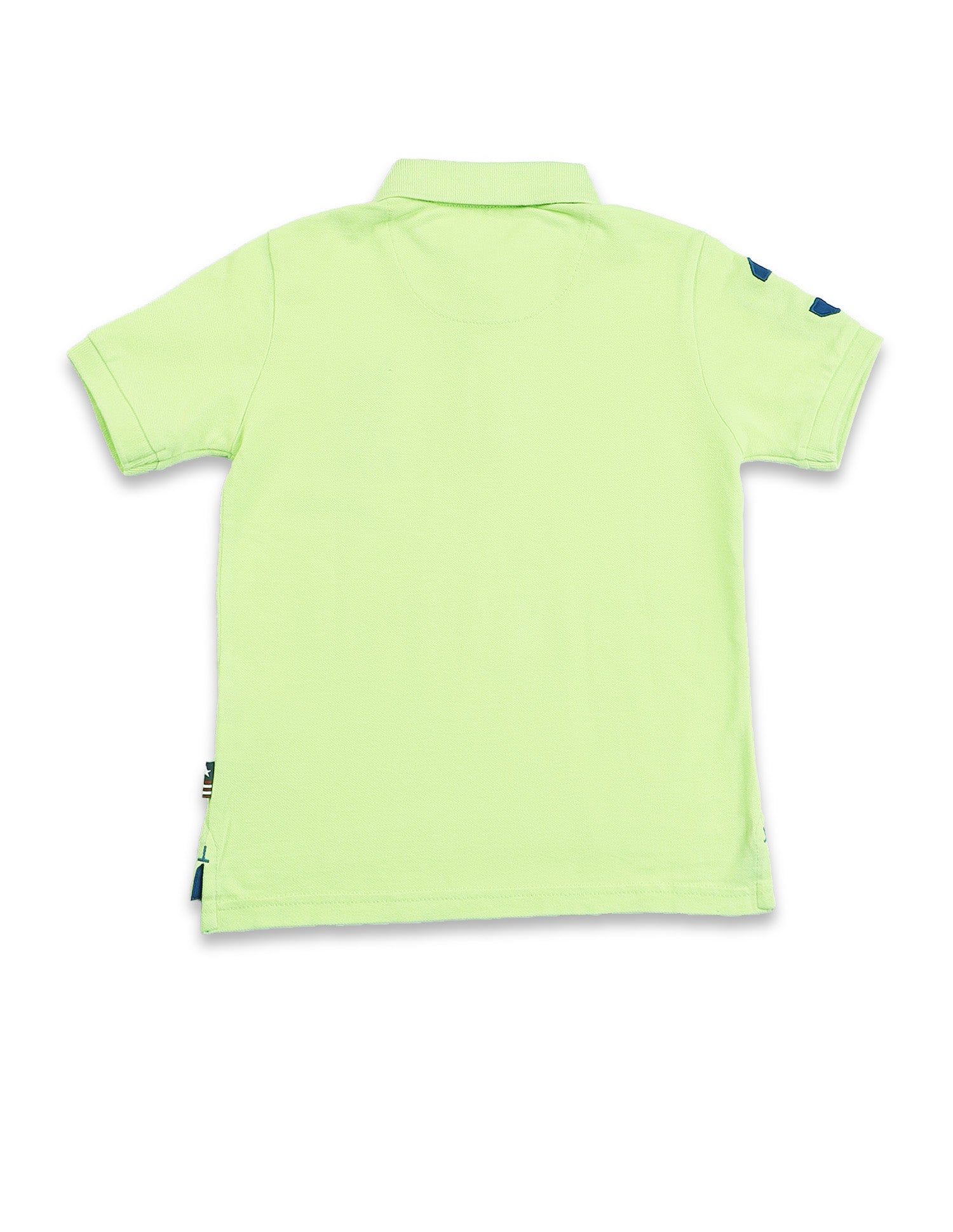 Ribbed Collar Pique Polo Shirt Green - U.S. POLO ASSN. | Large
