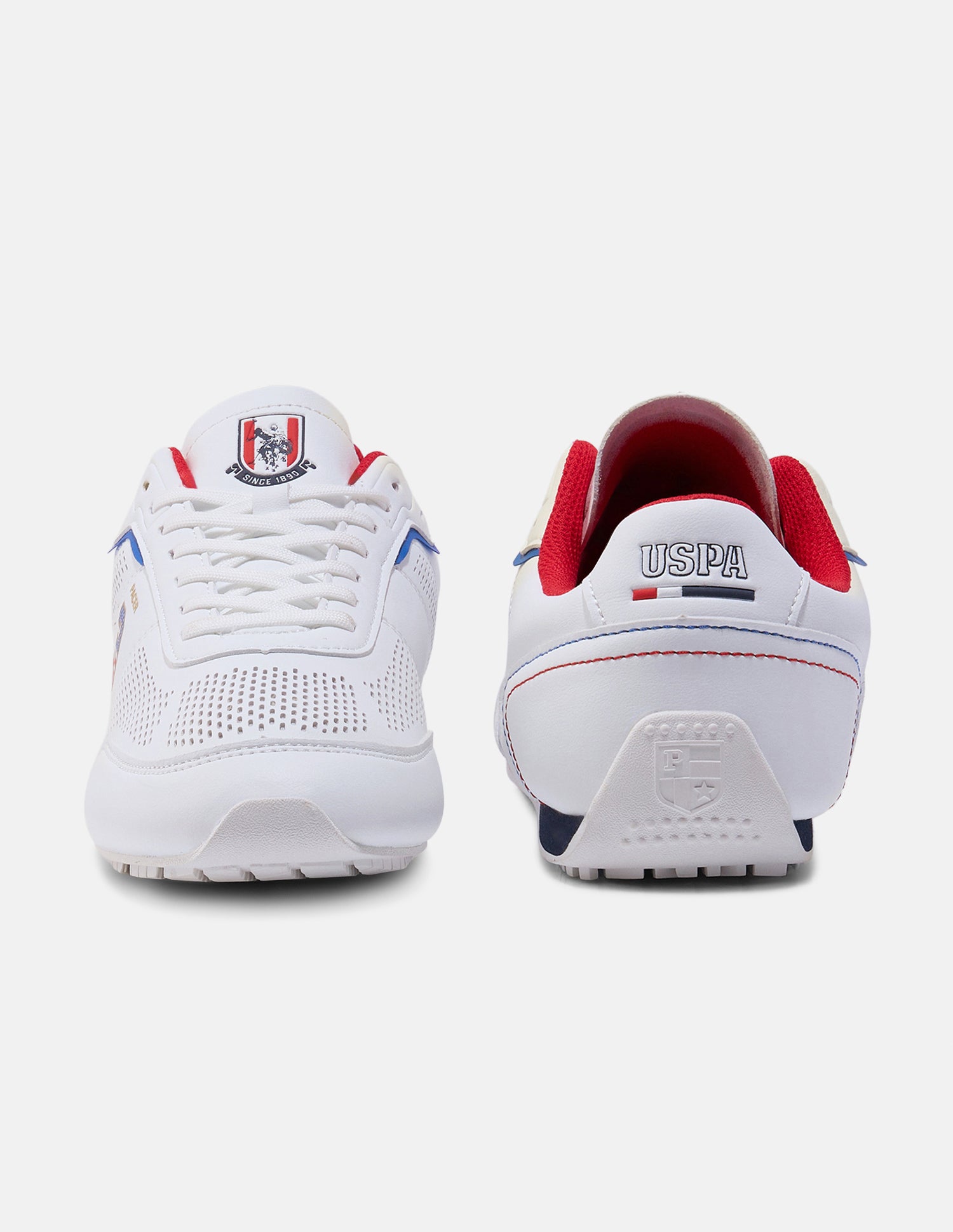 Round Toe Pacer Sneakers White - U.S. Polo Assn. India | Large