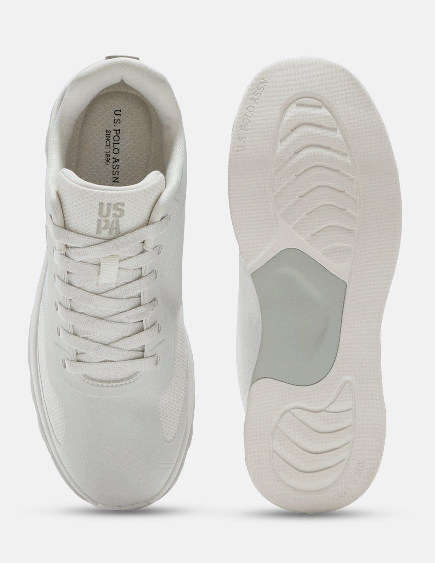 Pivot Lte Lace-Ups Sneakers Beige - U.S. Polo Assn. India | Large