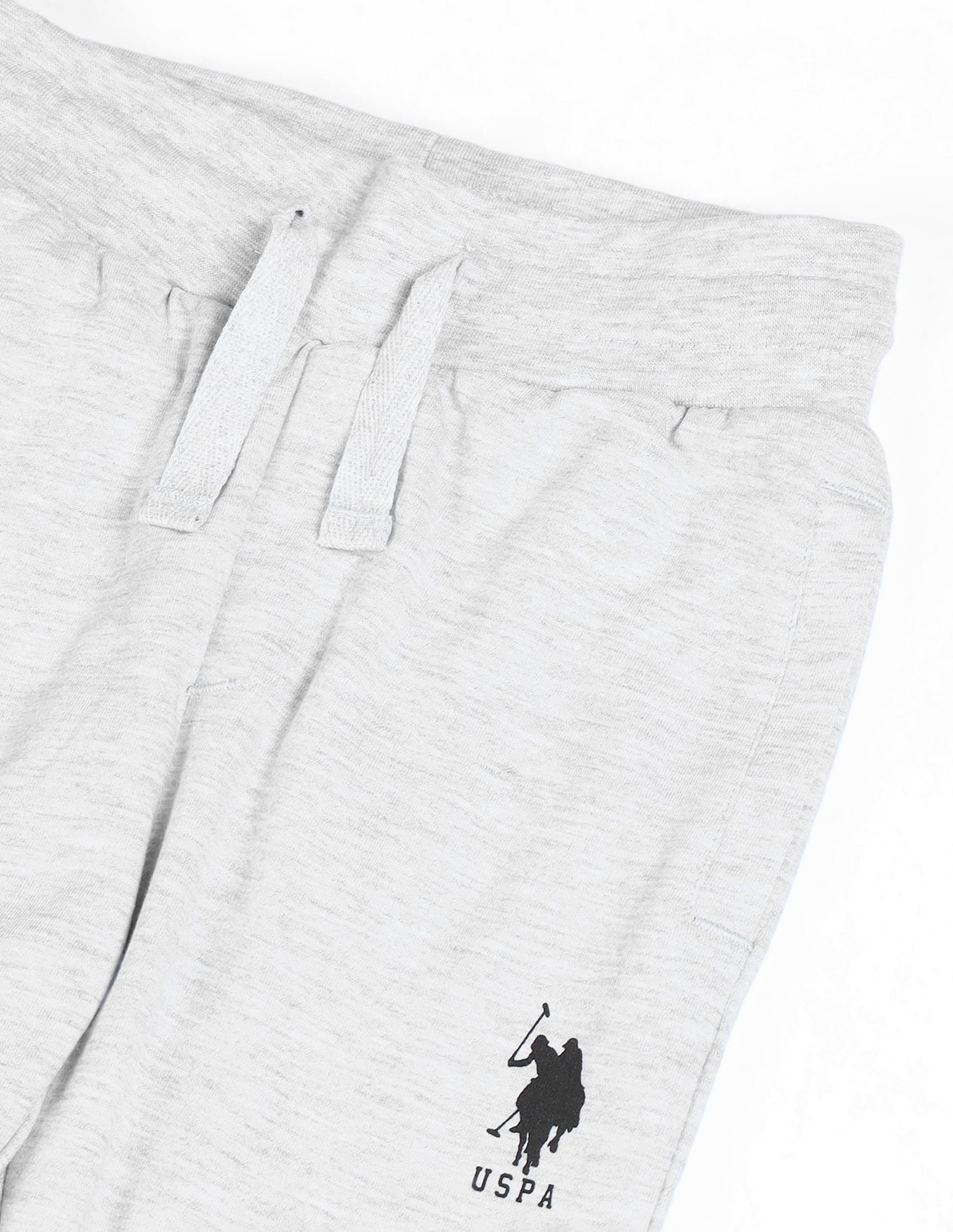 Regular Fit Solid Joggers Light Grey - U.S. POLO ASSN. | Large