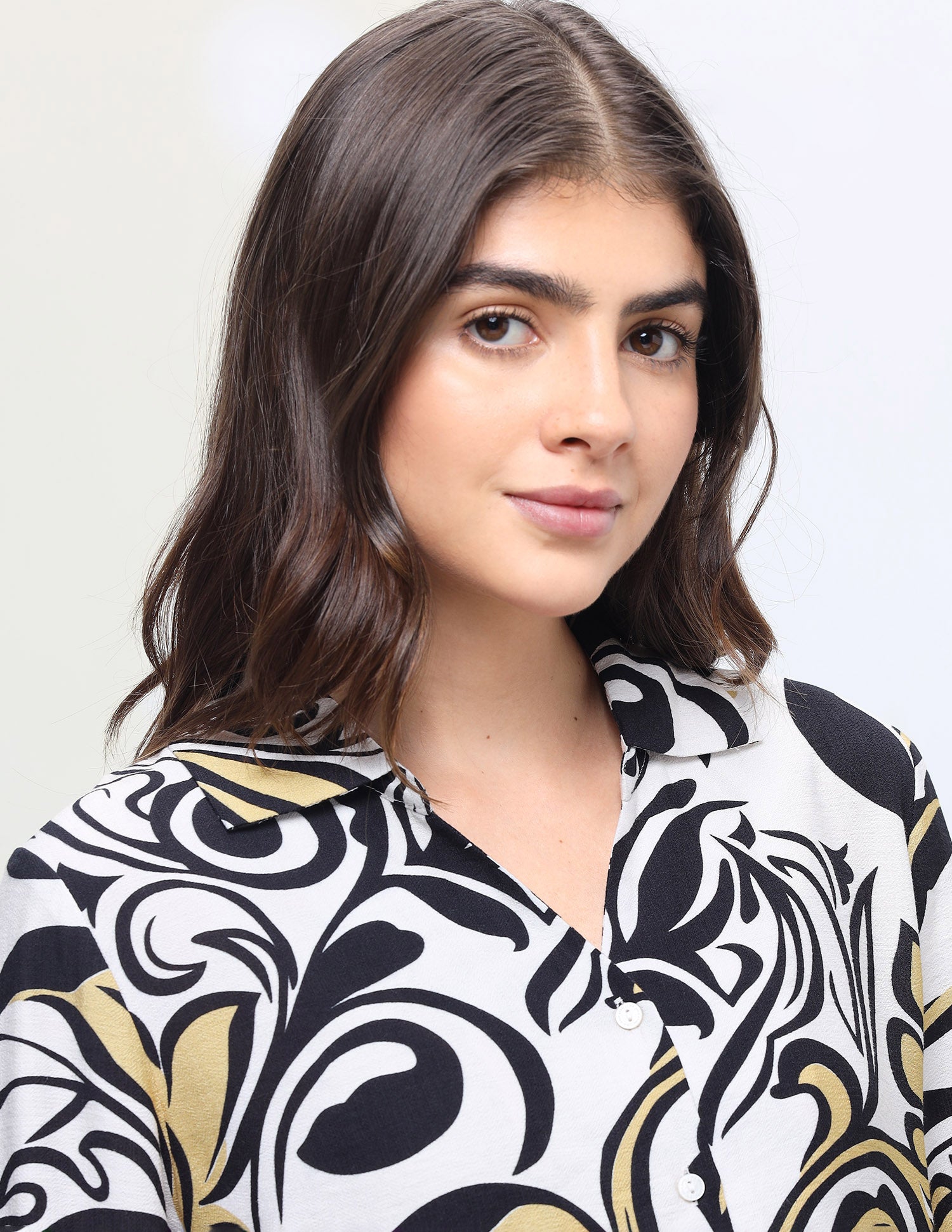 Abstract Printed Relaxed Fit Shirt Multicolour - U.S. Polo Assn. India | Large