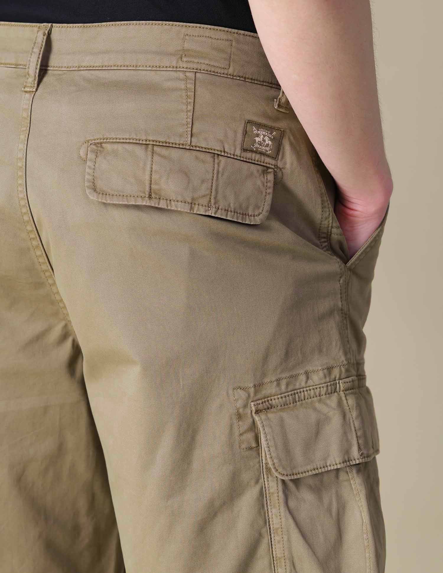 Mid Rise Cargo Shorts Tan - U.S. POLO ASSN. | Large