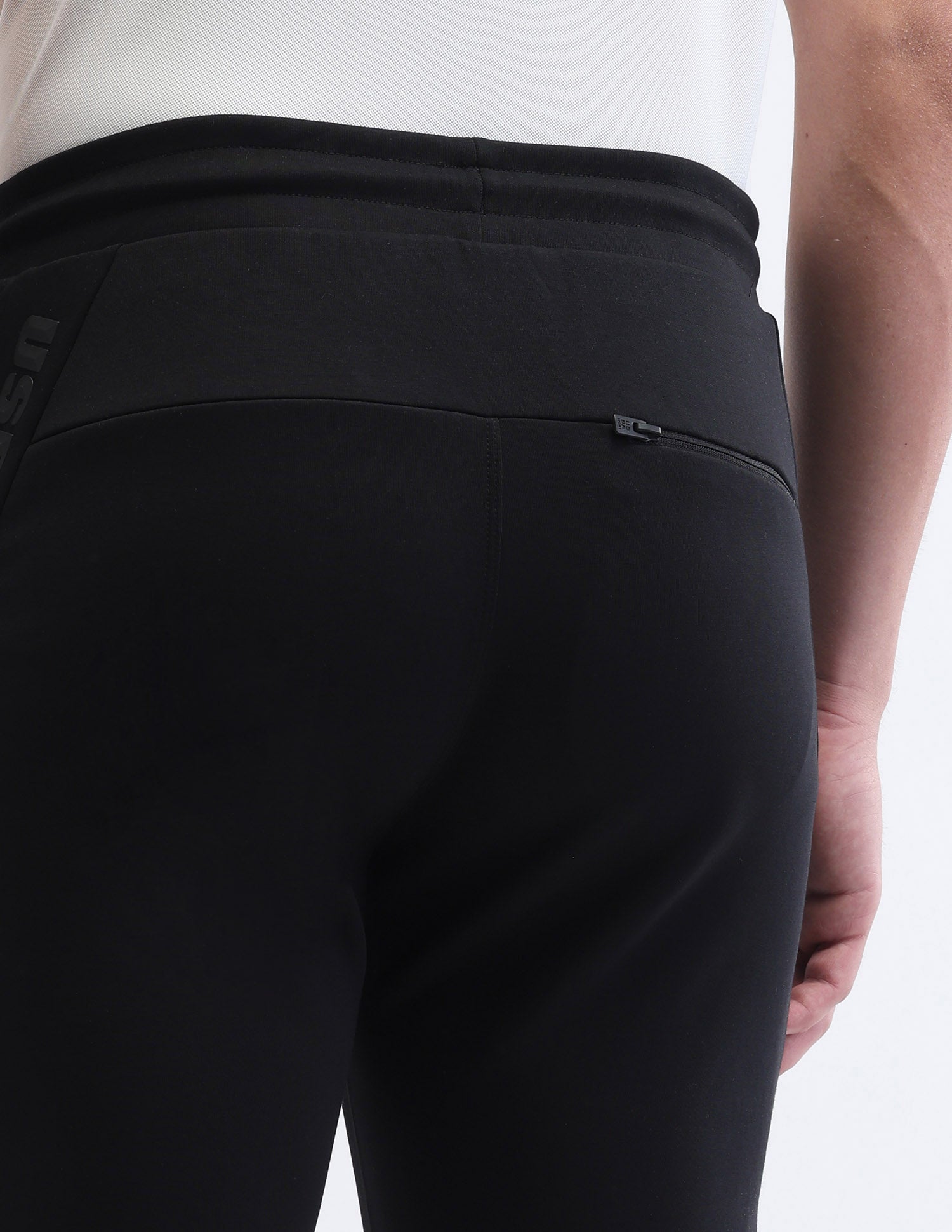 Mid Rise Solid Active Shorts Black - U.S. POLO ASSN. | Large