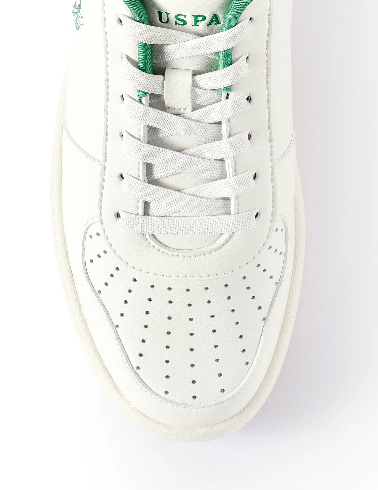 Men Solid Tobias Sneakers Off White - U.S. POLO ASSN. | Large