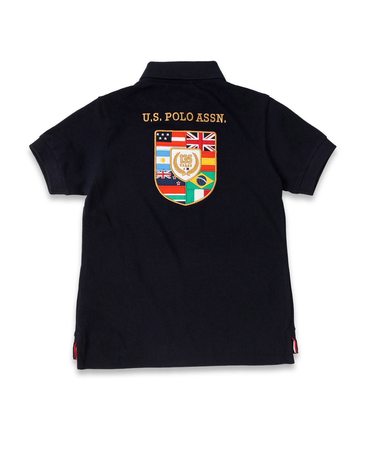 Boys Brand Appliqued Regular Fit Polo Shirt Navy - U.S. POLO ASSN. | Large