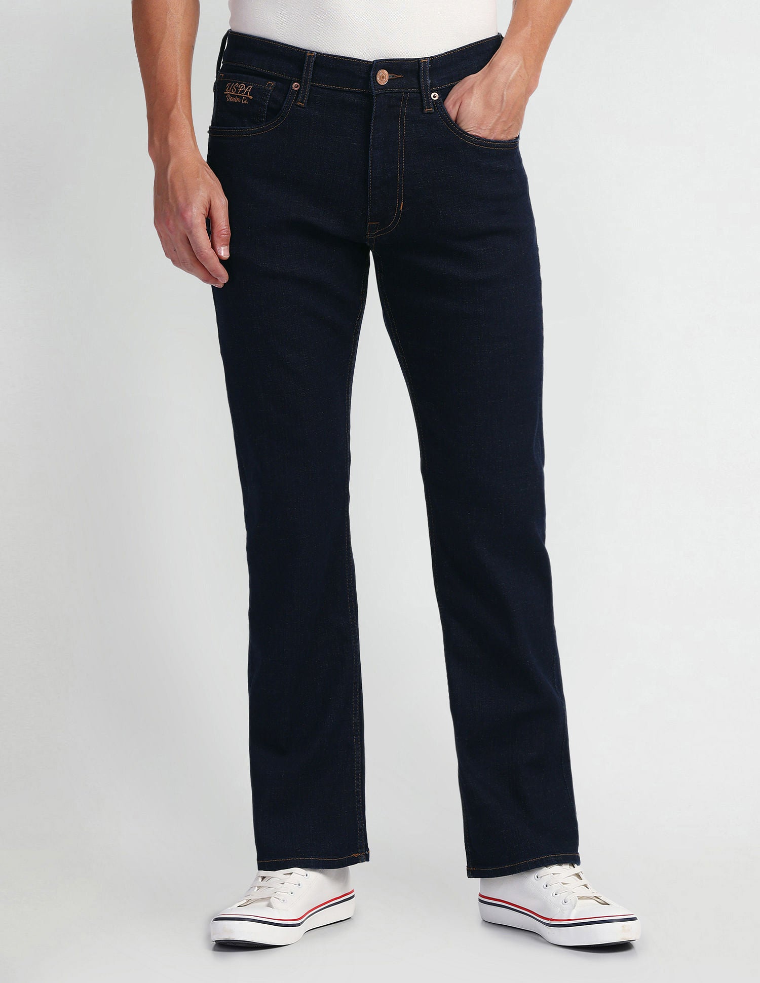 Connor Boot Cut Blue Jeans Navy - U.S. Polo Assn. India | Large