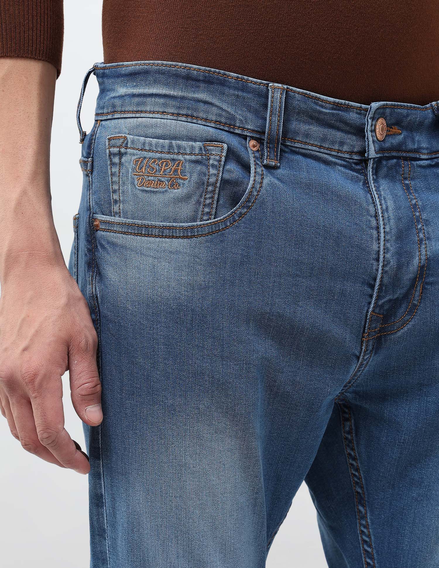 Henry Tapered Fit Blue Jeans Indigo - U.S. POLO ASSN. | Large