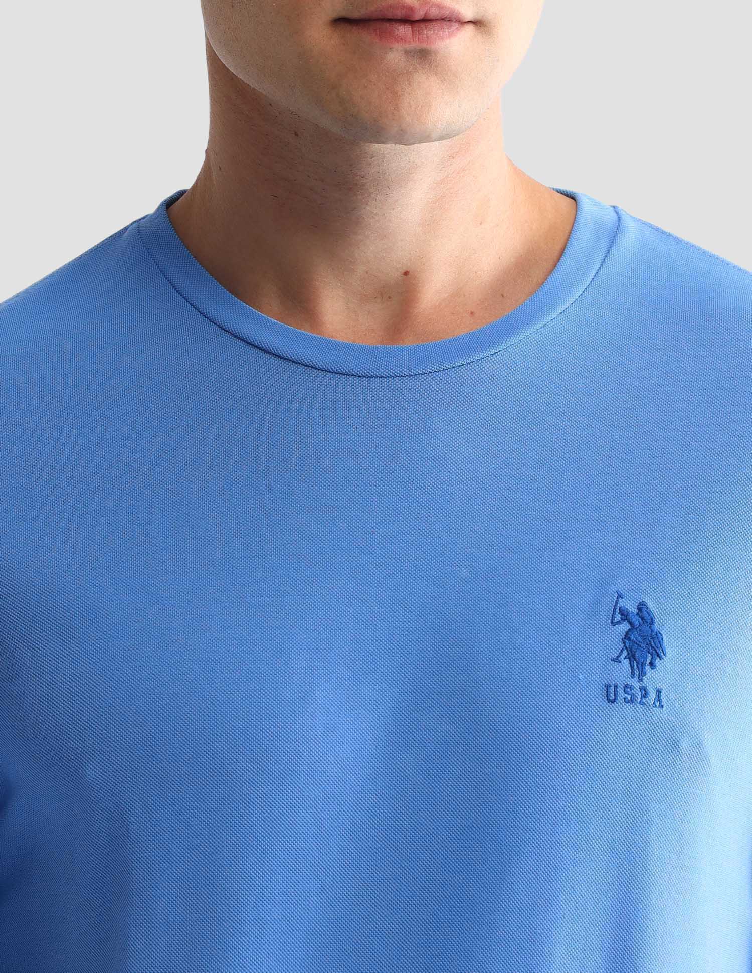 Solid Comfort Fit Loungewear T-Shirt Mirage Gray - U.S. POLO ASSN. | Large