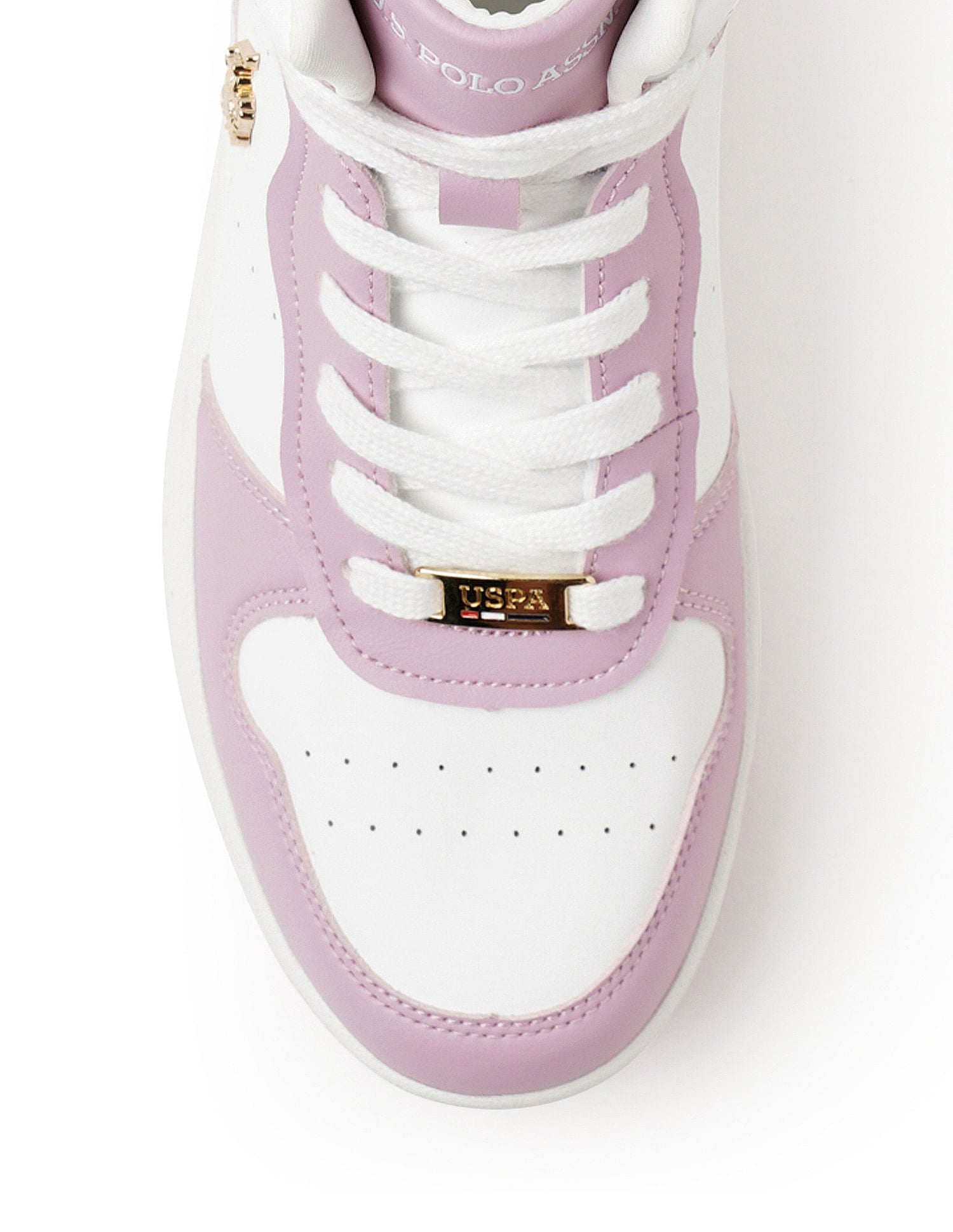 Women Colour Block Rowan Sneakers Light Purple and White - U.S. Polo Assn. India | Large