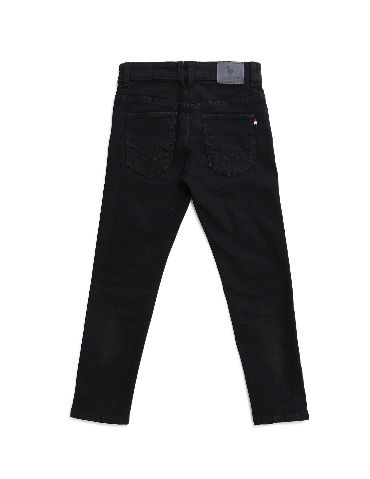 Slim fit Solid Jeans Black - U.S. POLO ASSN. | Large