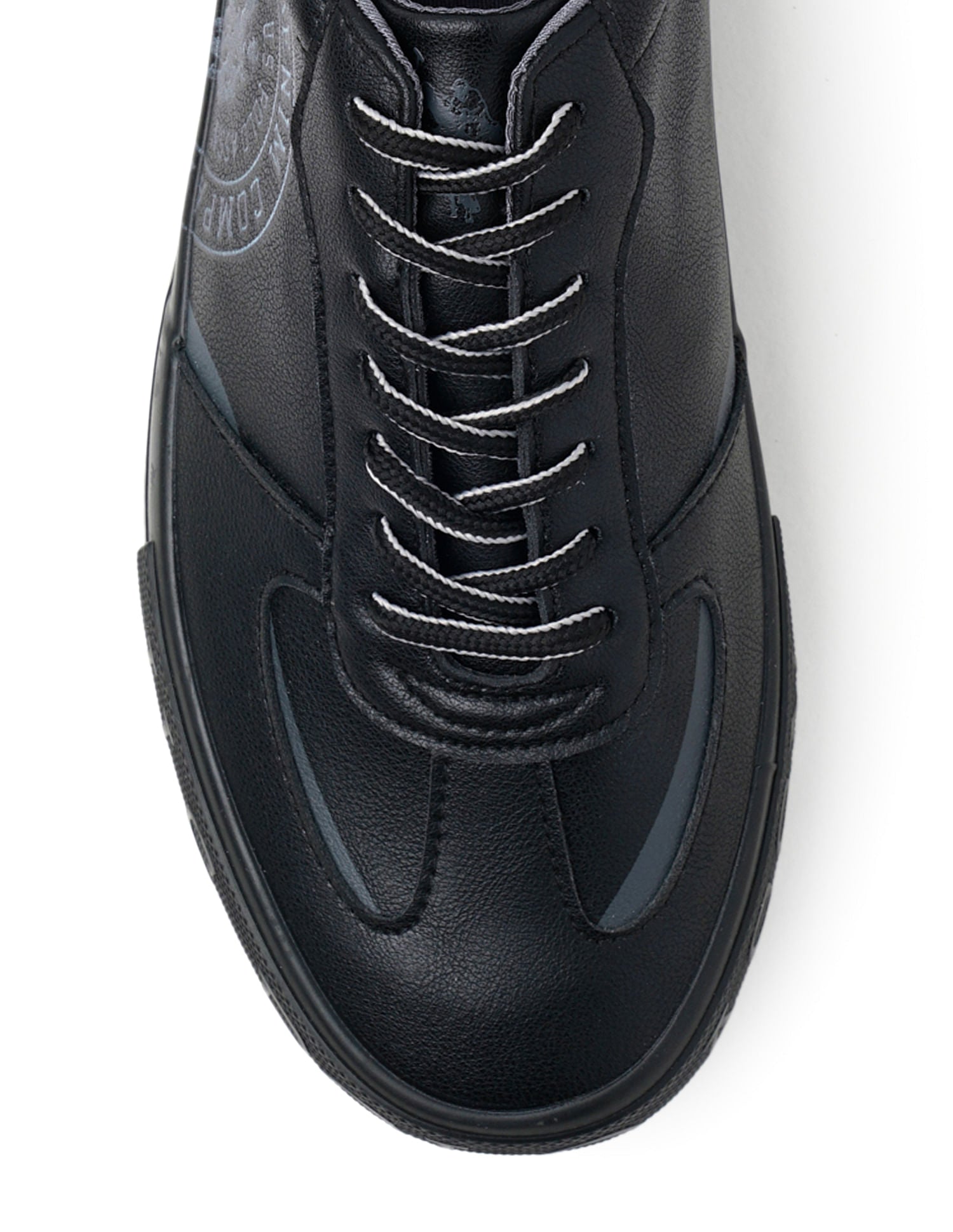 Men Brand Print Rens Sneakers Black - U.S. POLO ASSN. | Large