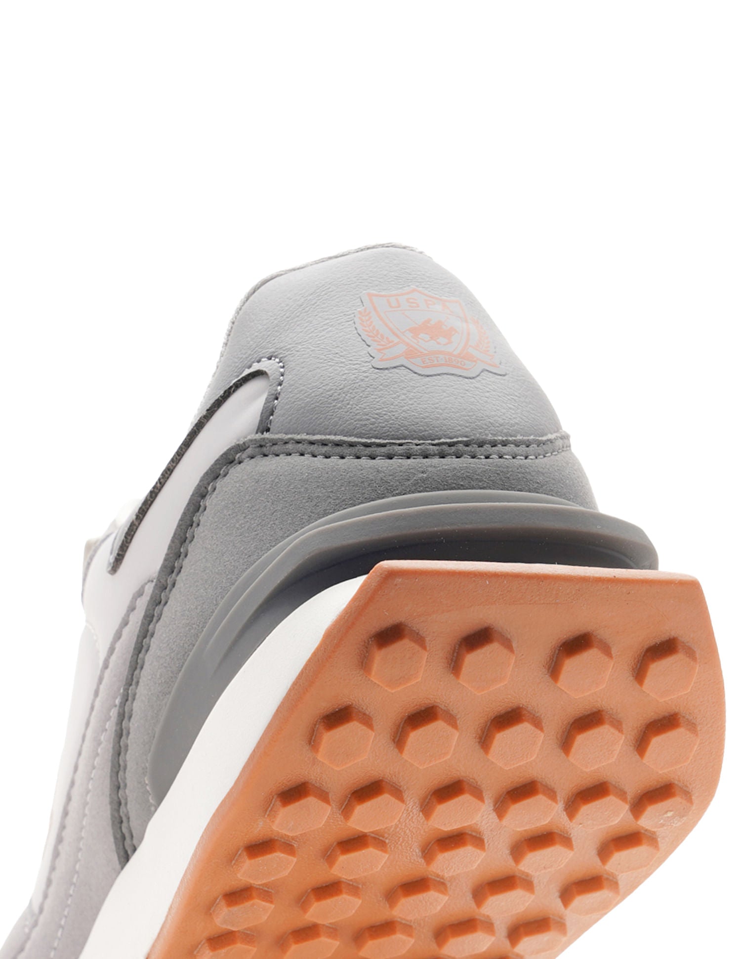 Men Coen Grey Retro Sneakers Grey - U.S. Polo Assn. India | Large