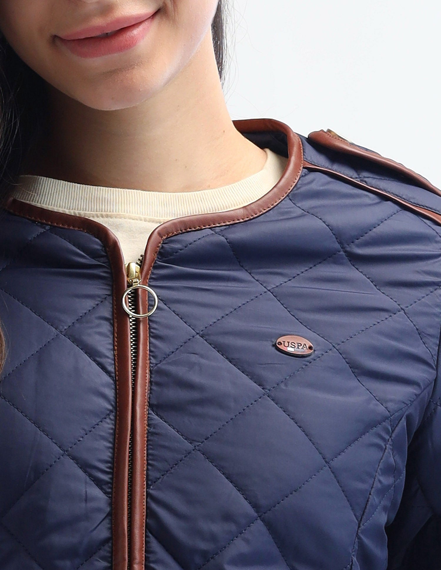 Longline Puffer Jacket Denim - U.S. POLO ASSN. | Large