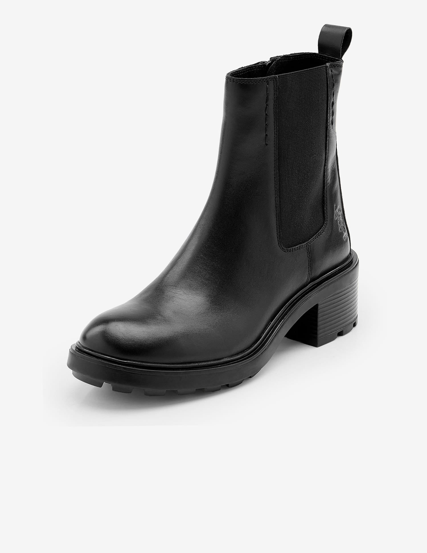 Mynta Leather Chelsea Boots Black - U.S. Polo Assn. India | Large