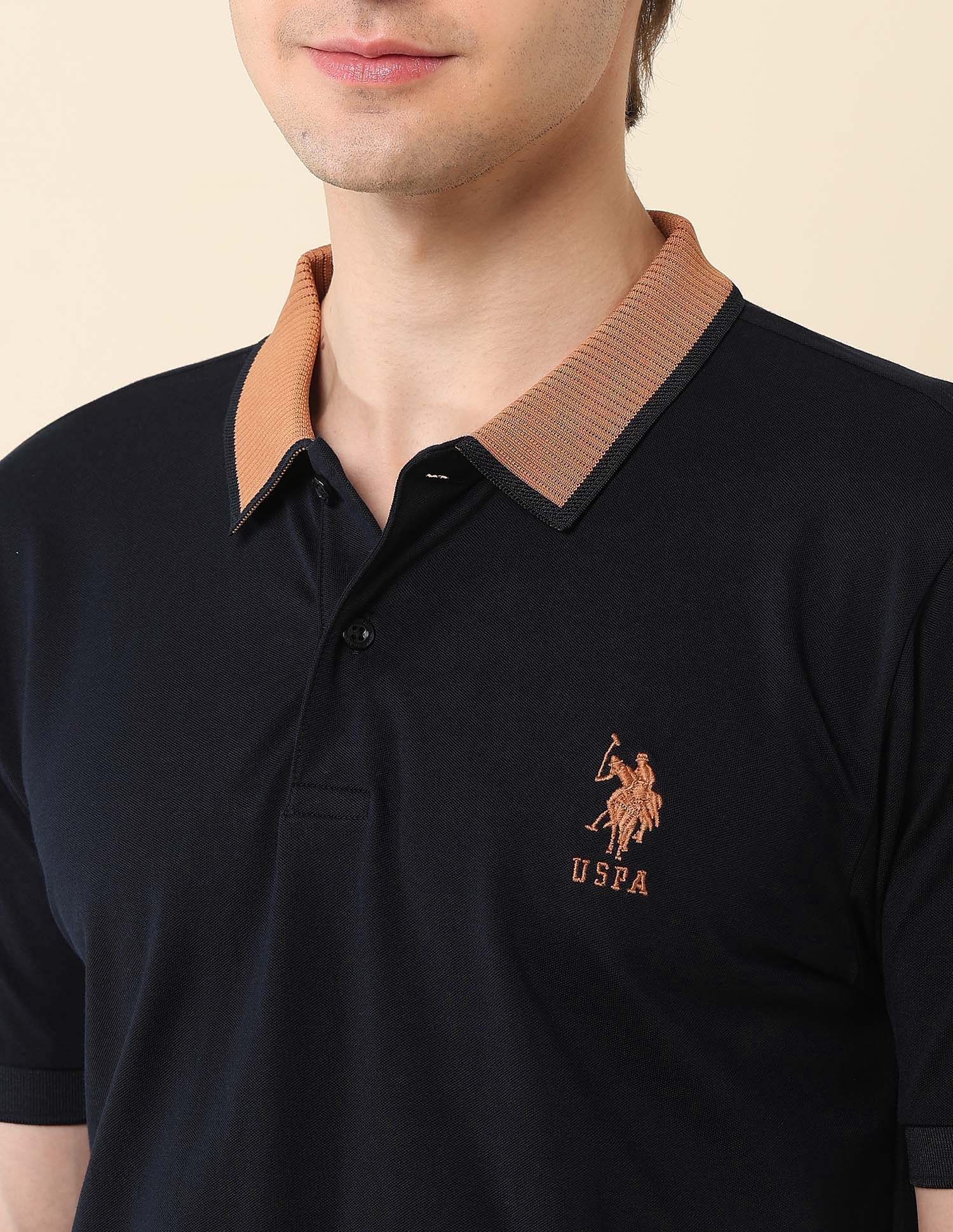 Slim Fit Classic Polo Shirt Navy - U.S. Polo Assn. India | Large