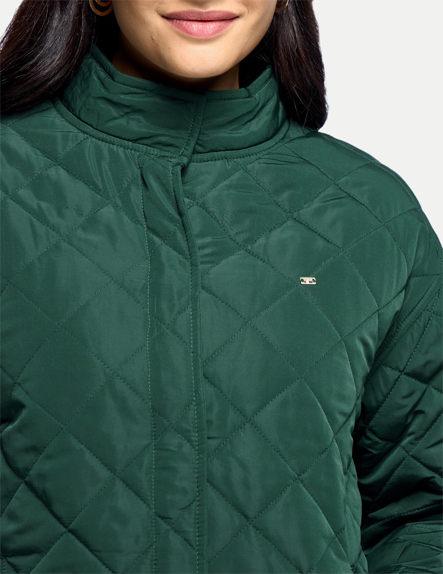 Quilted Regular Fit Jacket Green - U.S. Polo Assn. India | Large