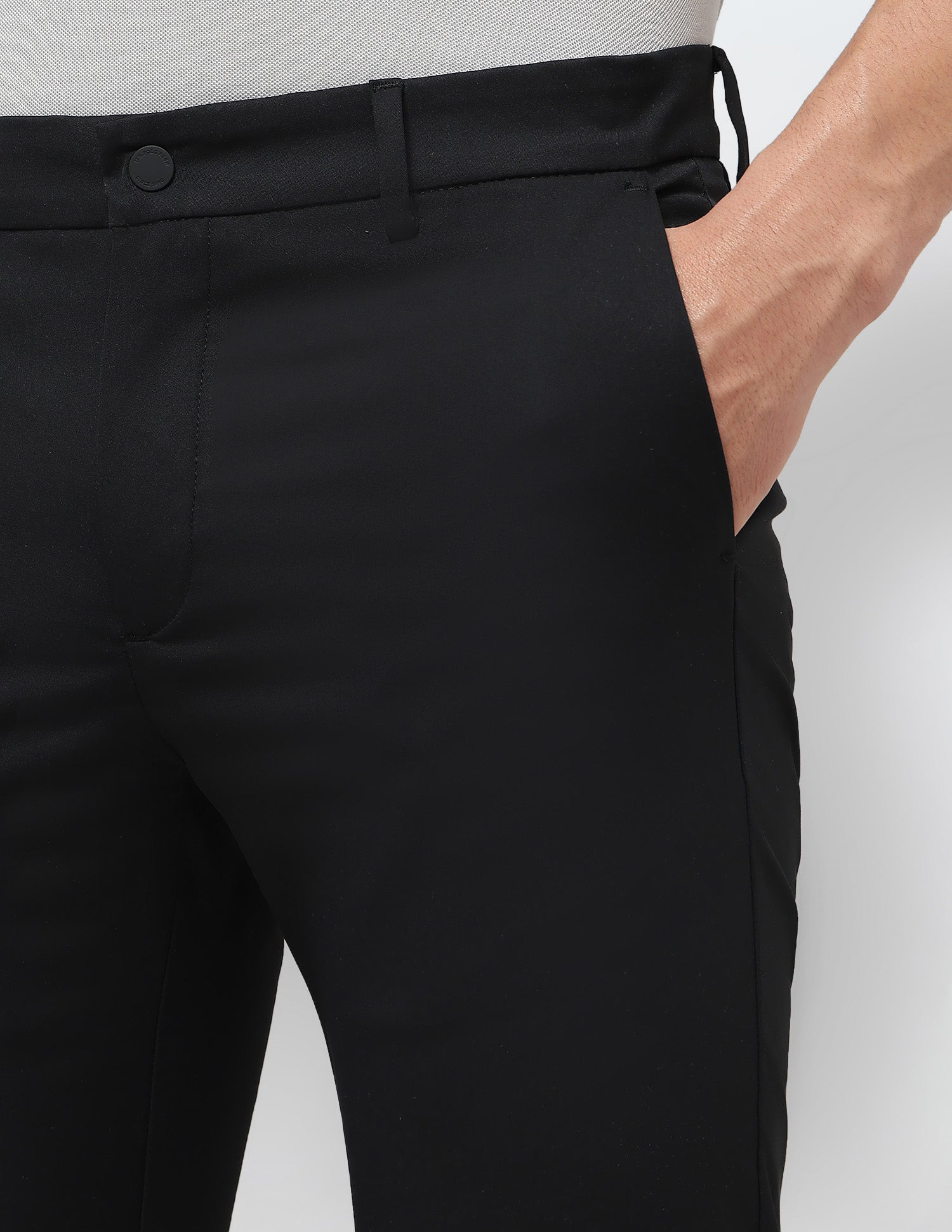 Twill Denver Slim Fit Trousers Black - U.S. POLO ASSN. | Large