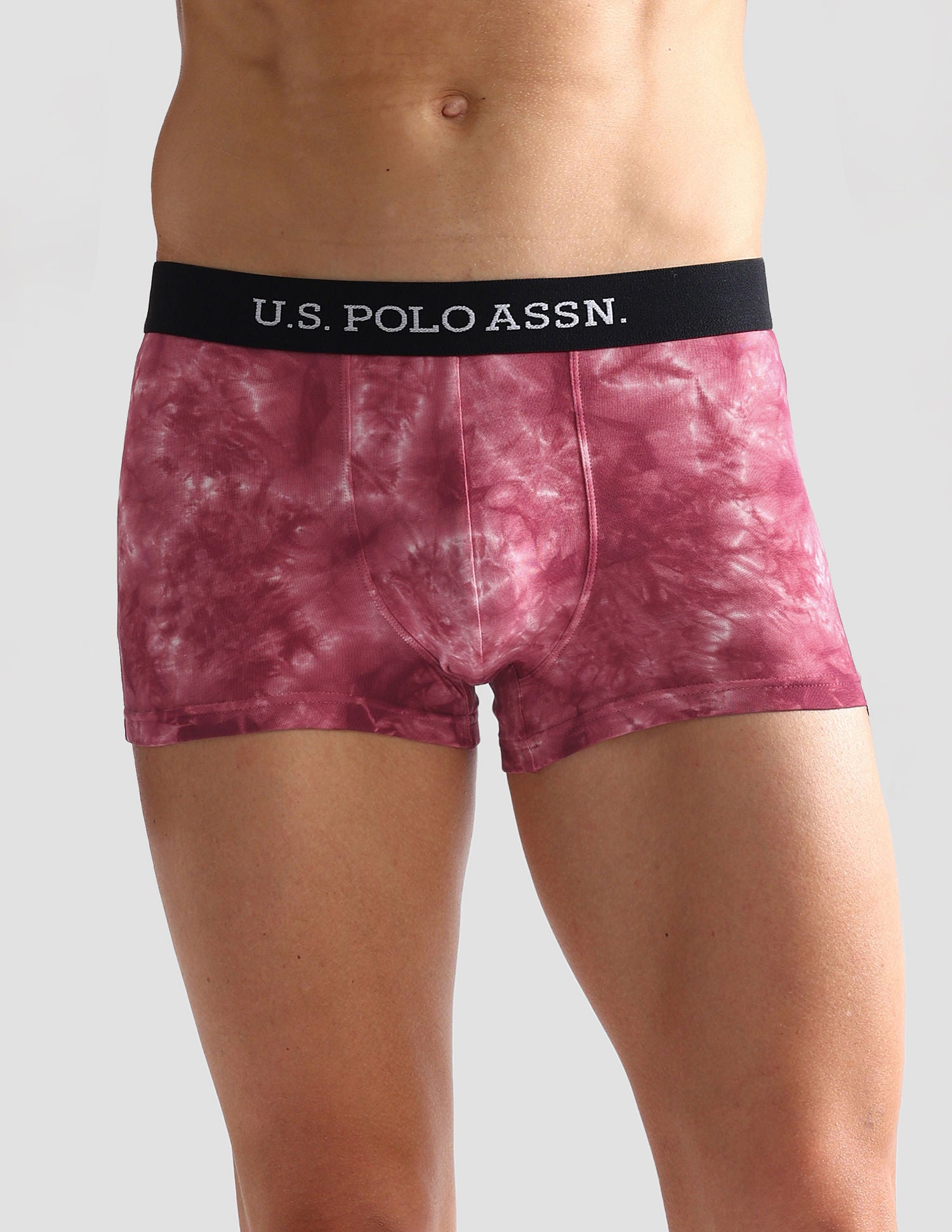 Cotton Stretch Antibacterial OET03 Trunks - Pack Of 1 Wine - U.S. POLO ASSN. | Large