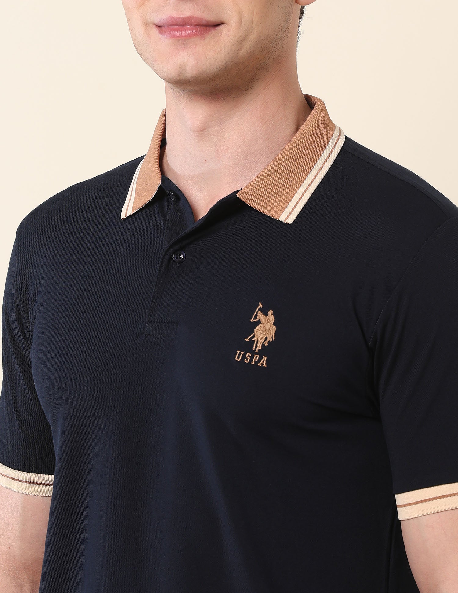 Slim Fit Classic Polo Shirt Navy - U.S. Polo Assn. India | Large