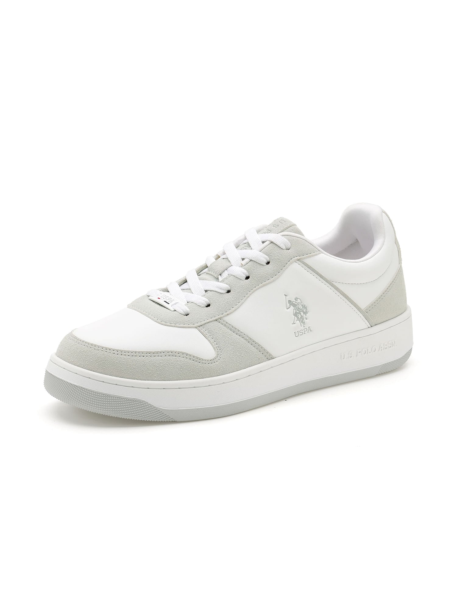 Men Joan Colourblocked Sneakers White - U.S. Polo Assn. India | Large