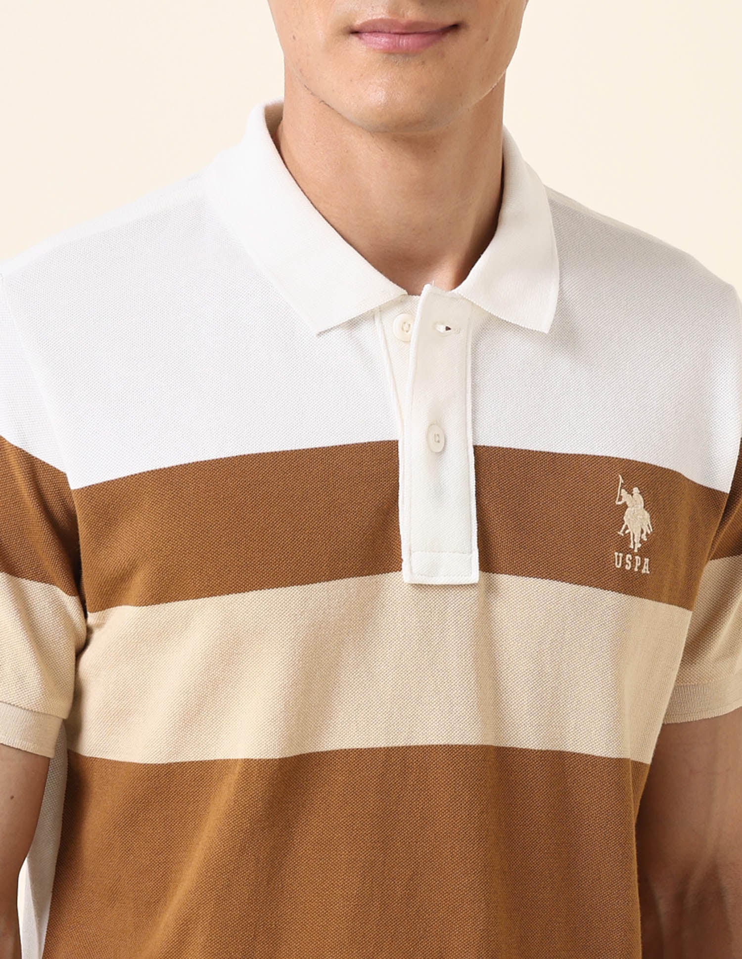 Slim Fit Classic Polo Shirt Brown - U.S. Polo Assn. India | Large