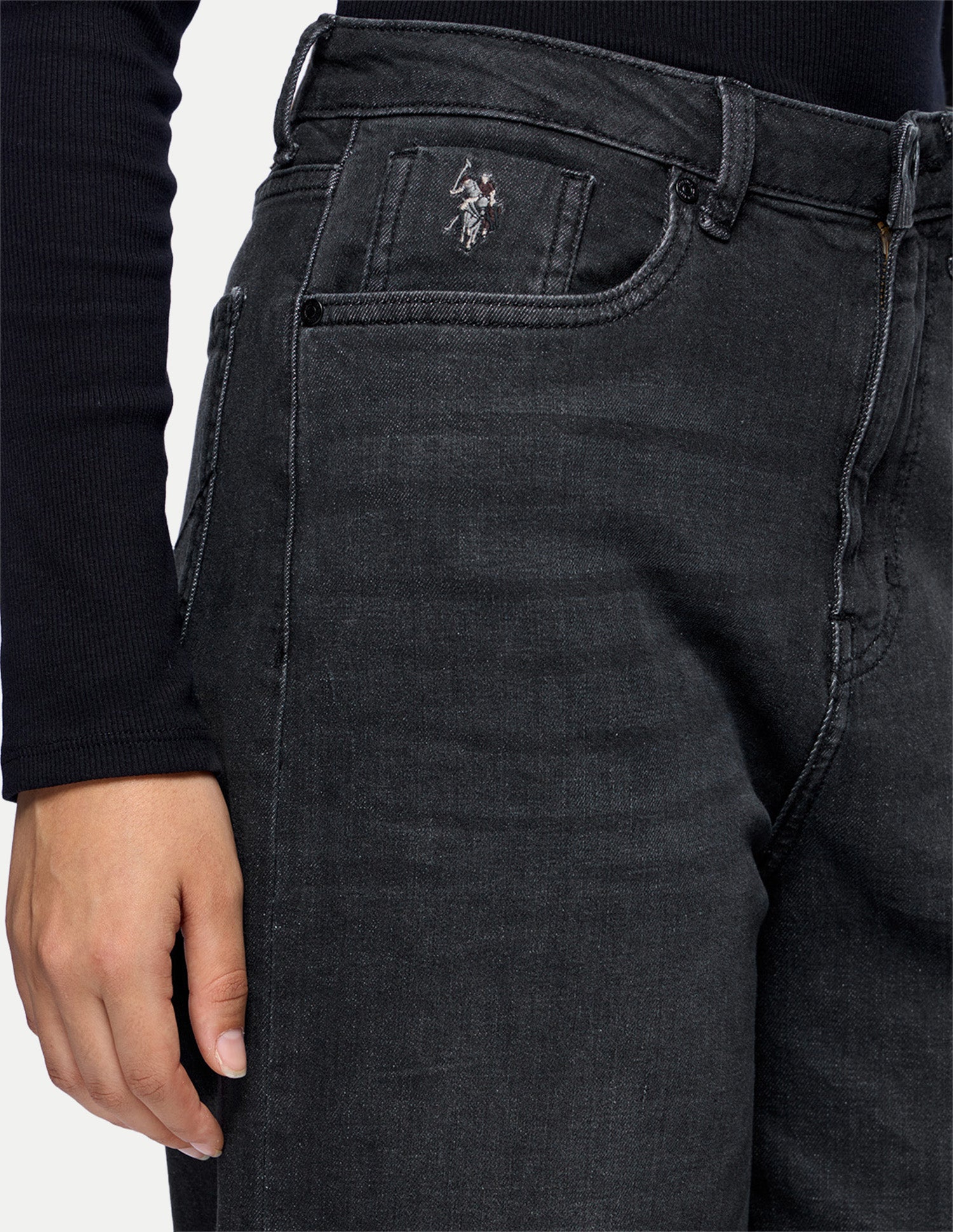 Baggy Fit Grey Jeans Dark Grey - U.S. Polo Assn. India | Large