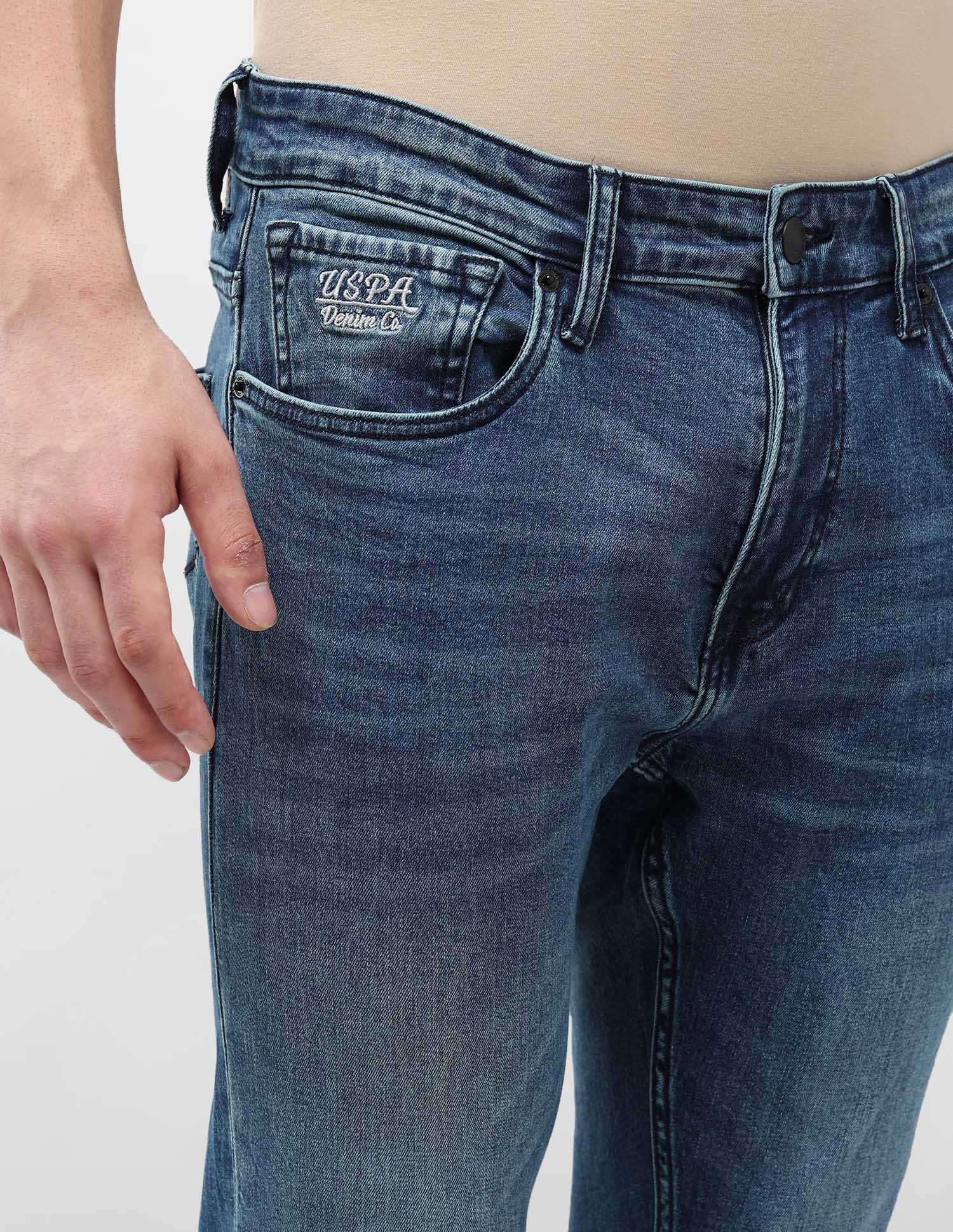 Henry Tapered Fit Blue Jeans Indigo - U.S. POLO ASSN. | Large