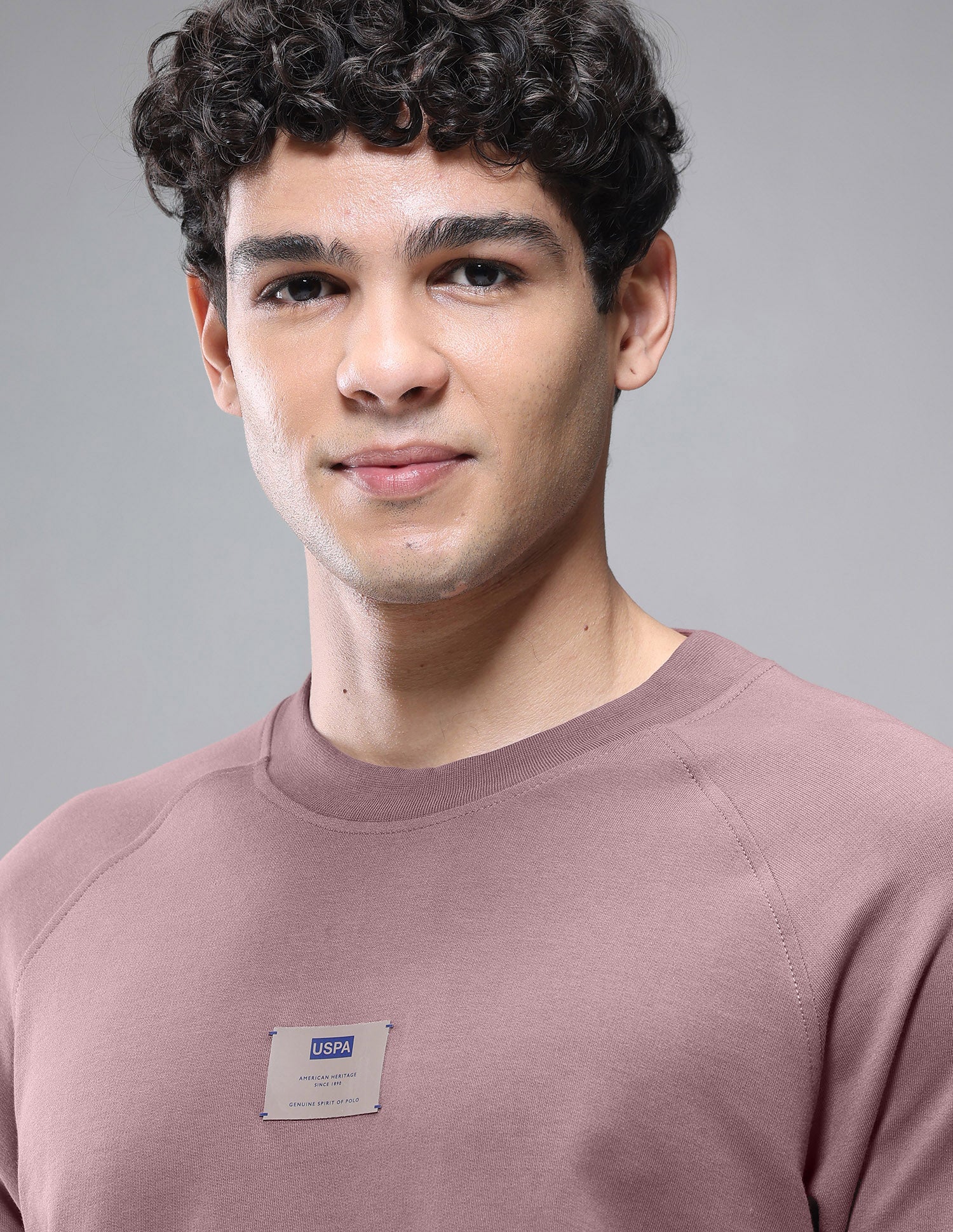Raglan Full Sleeve Loopknit Lounge T-Shirt Marron - U.S. Polo Assn. India | Large