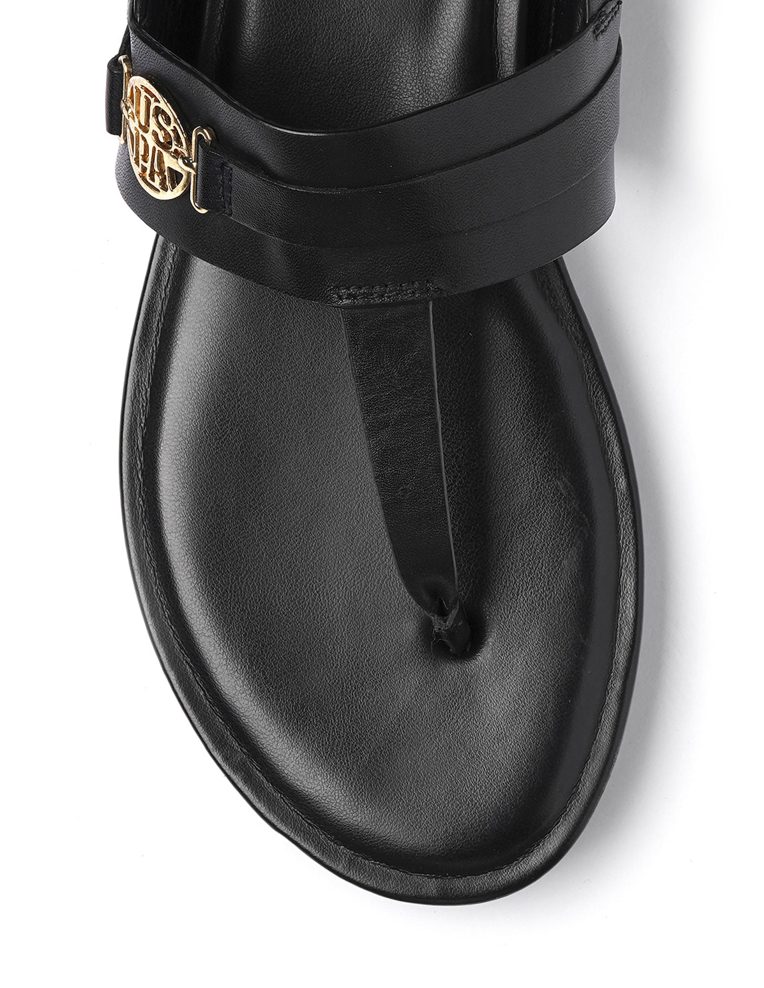 Women Ivy Solid Flats Black - U.S. POLO ASSN. | Large