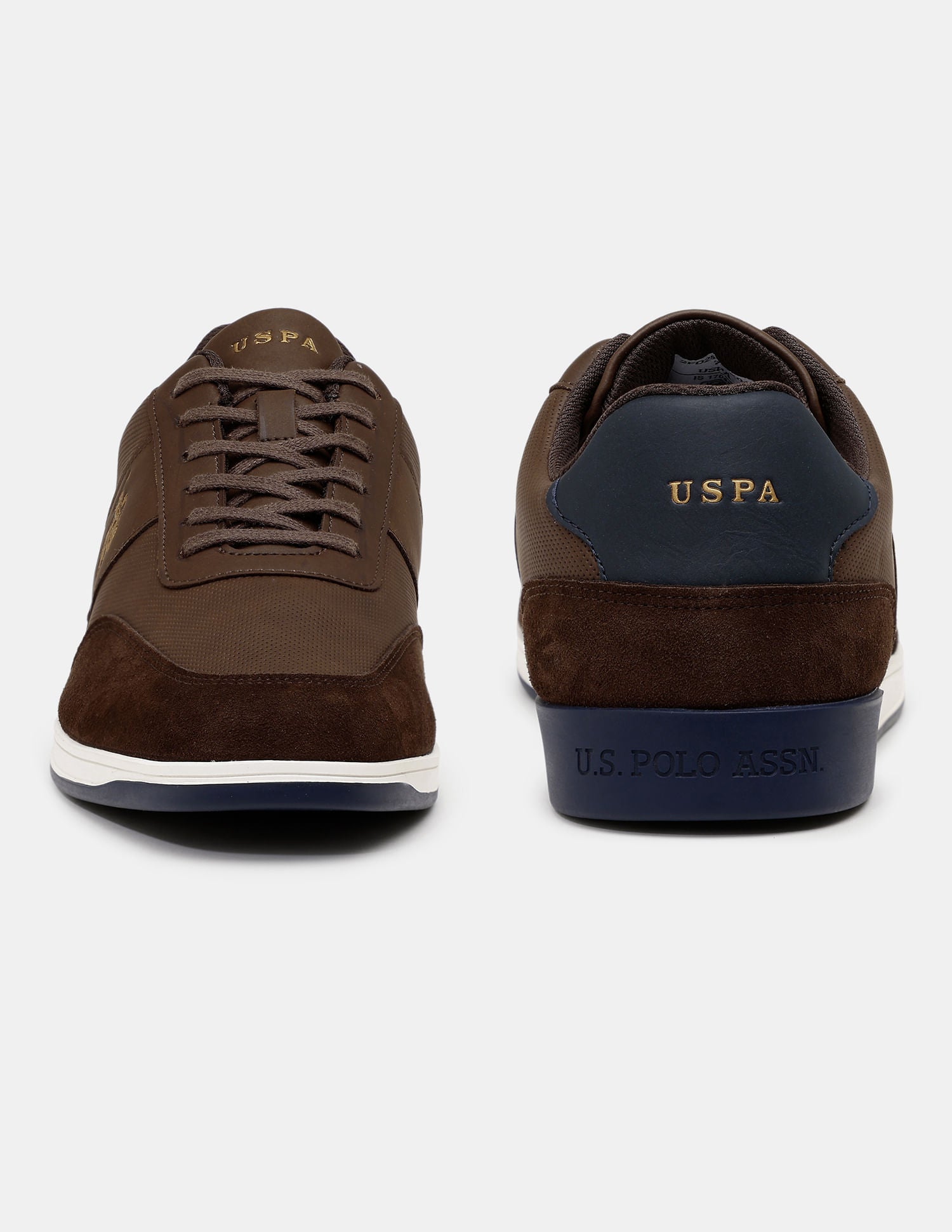 Men Moreno Suede Sneakers Brown - U.S. POLO ASSN. | Large