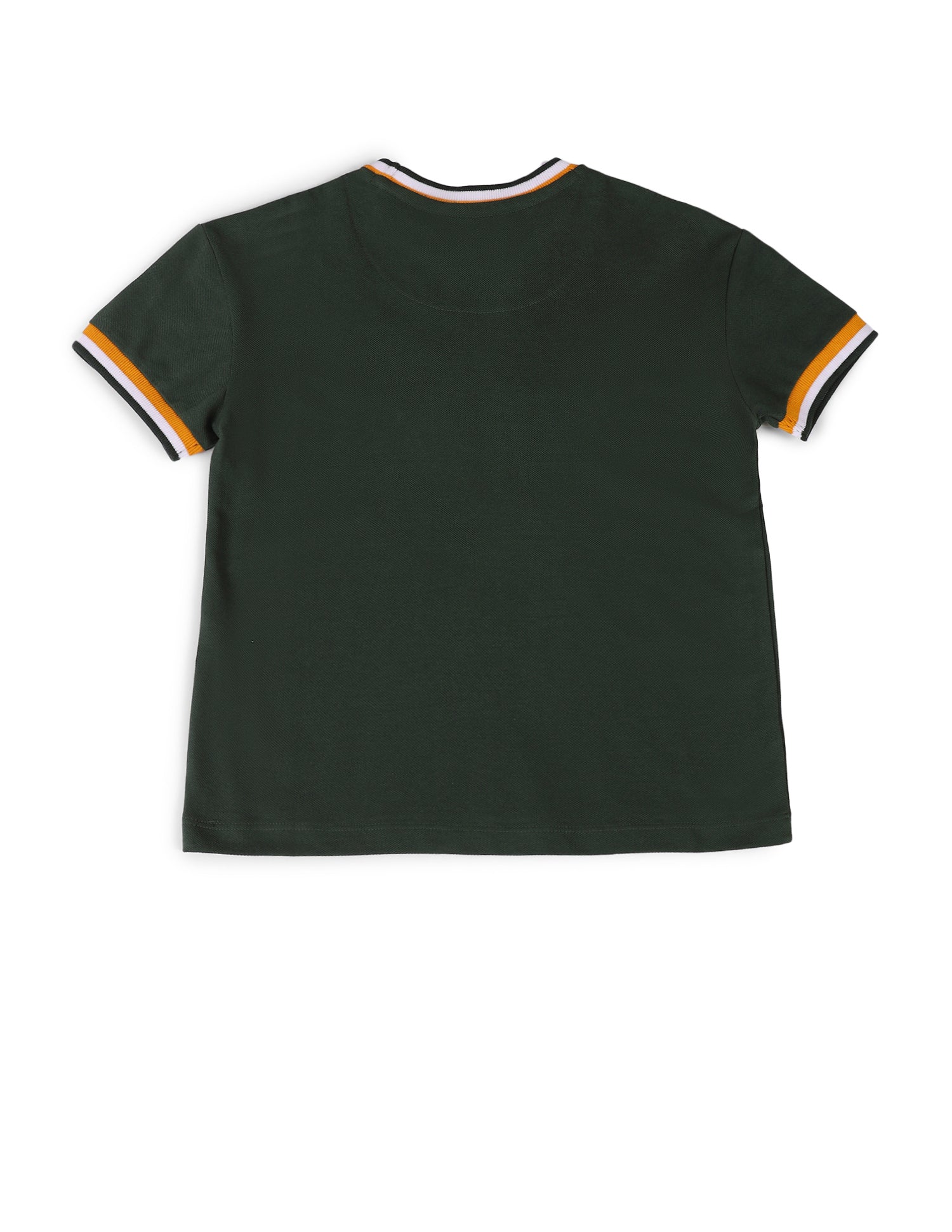 Boys Brand Printed T-Shirt Kombu Green - U.S. Polo Assn. India | Large