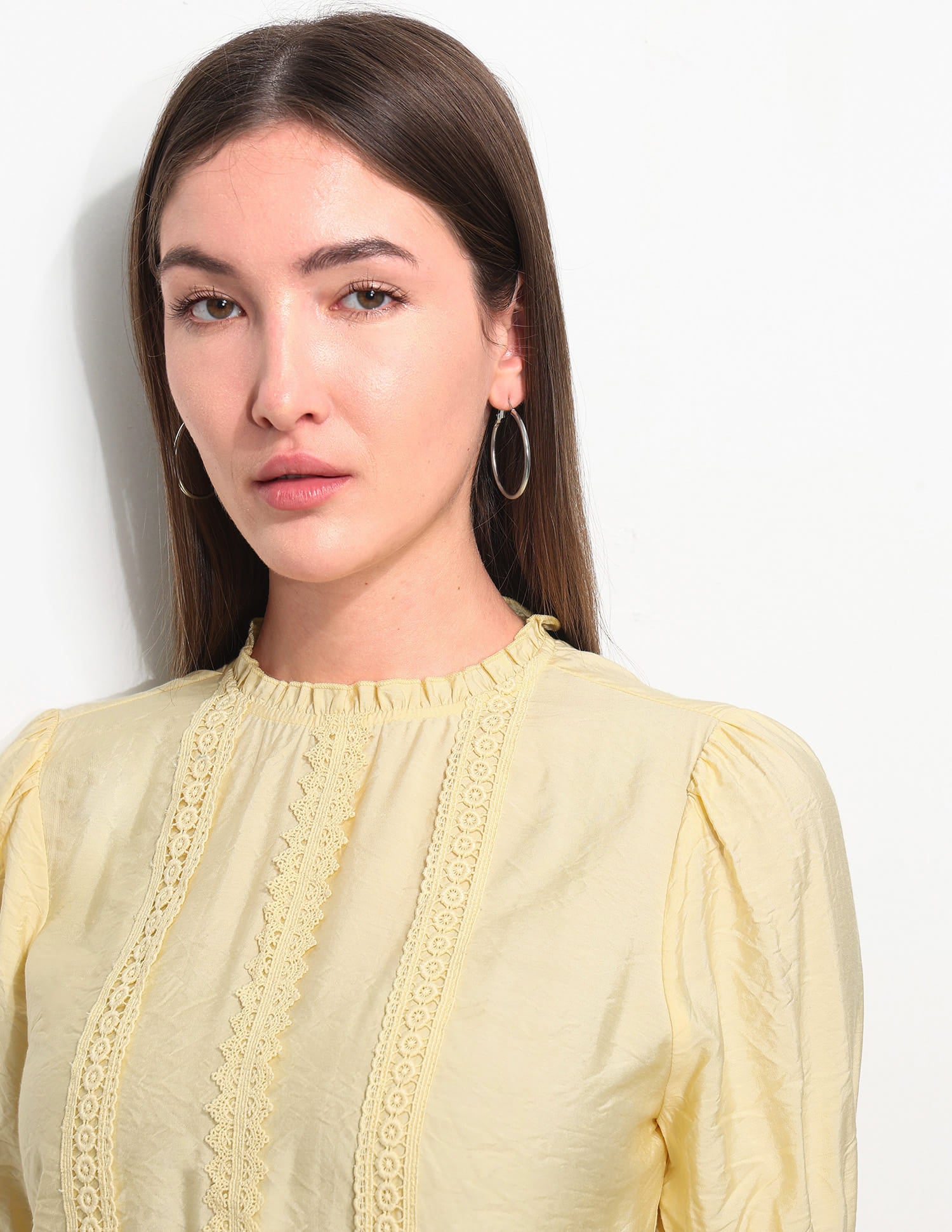 Floral Self Design Top Yellow - U.S. Polo Assn. India | Large