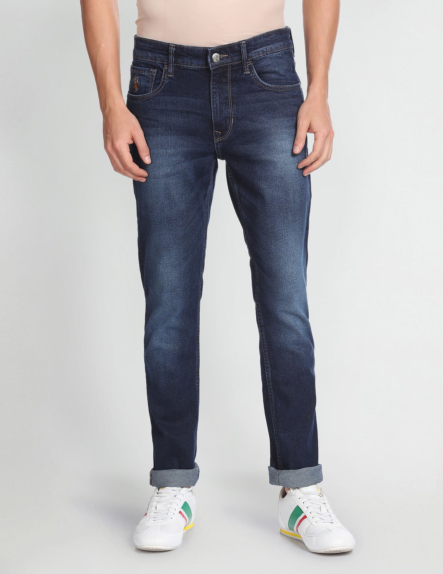Brandon Slim Tapered Fit Stone Wash Jeans – U.S. Polo Assn. India
