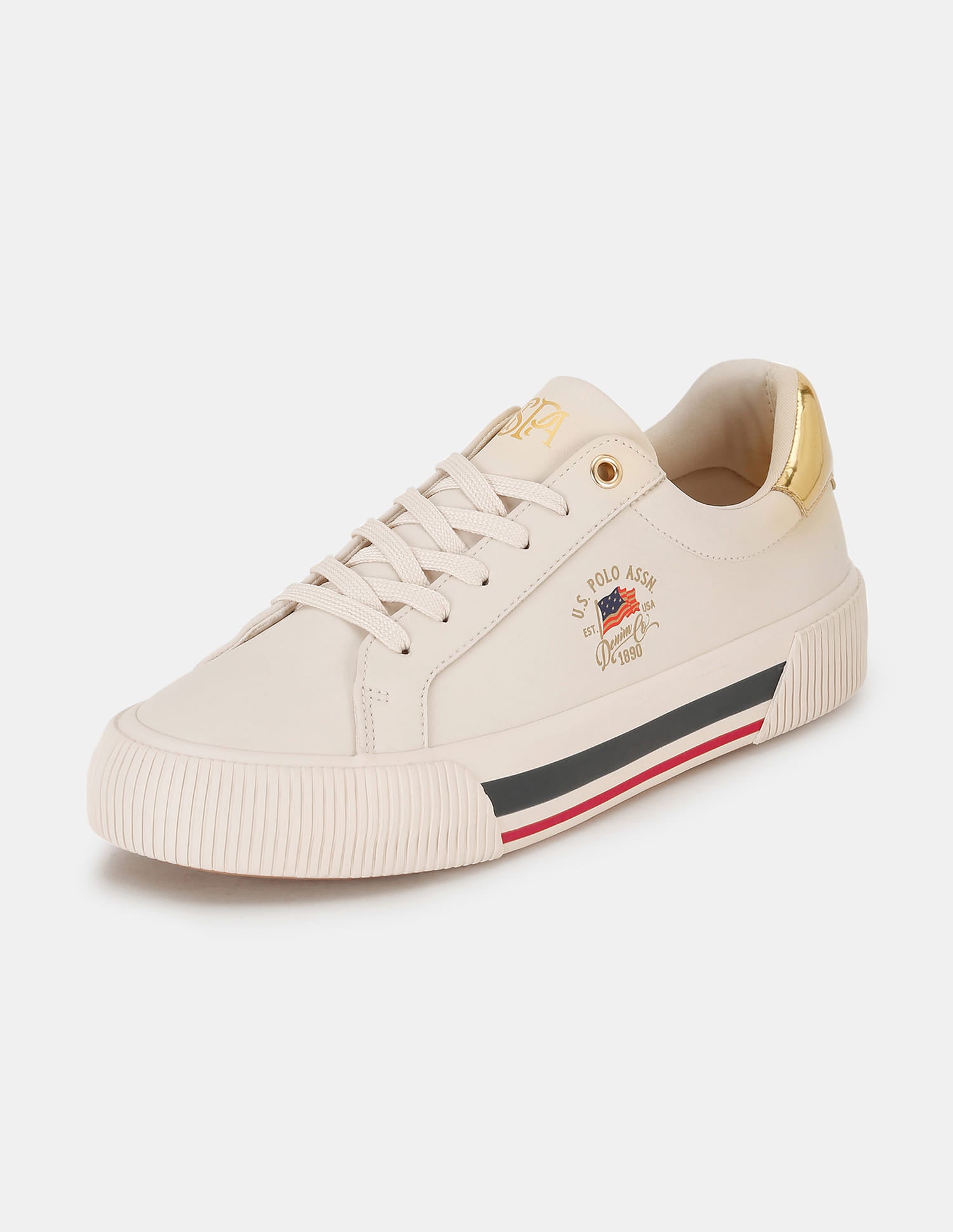 Lizzie 3.0 Nude Chunky Sneaker Shoes Nude - U.S. Polo Assn. India | Large