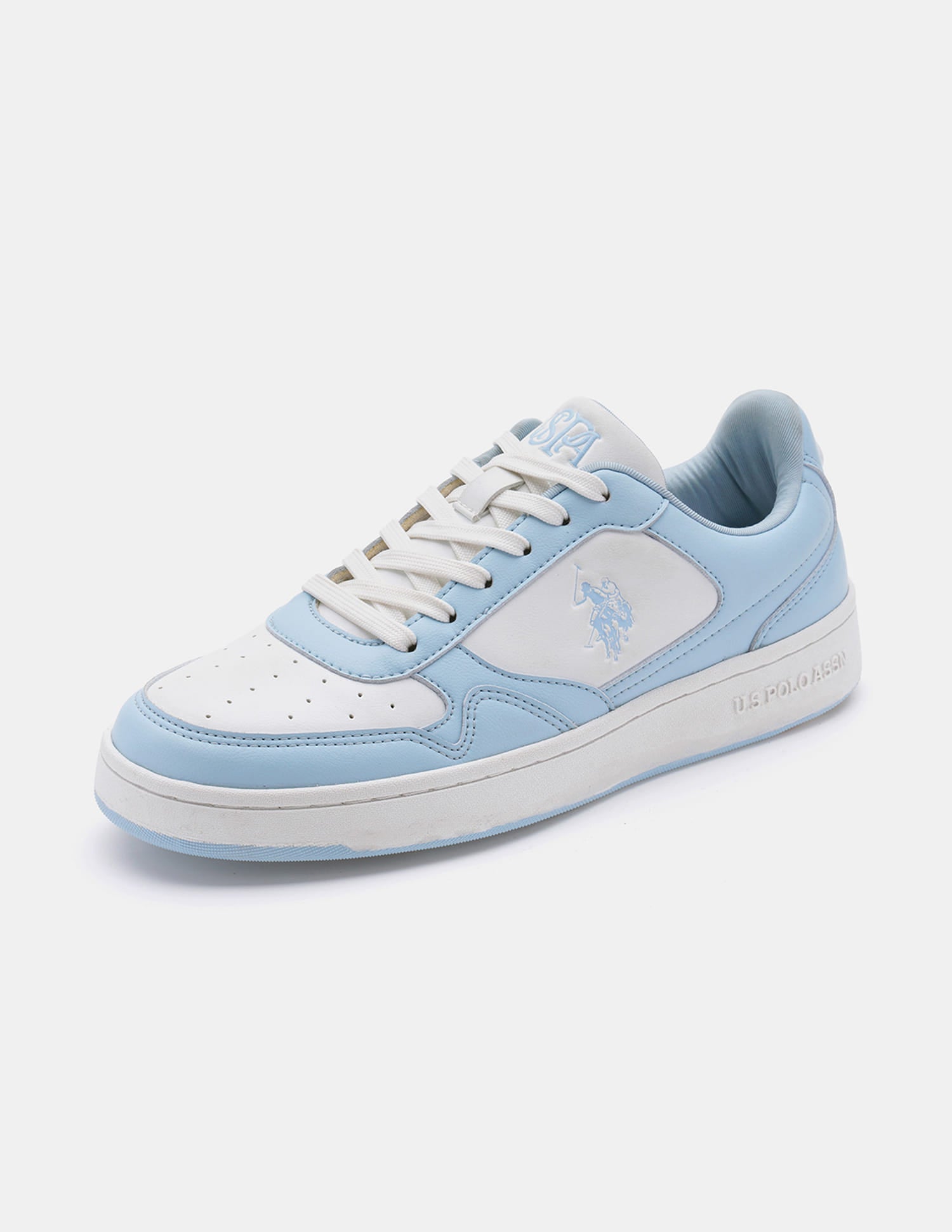 Women Nova 2.0 Lace Up Sneakers Light Blue - U.S. Polo Assn. India | Large