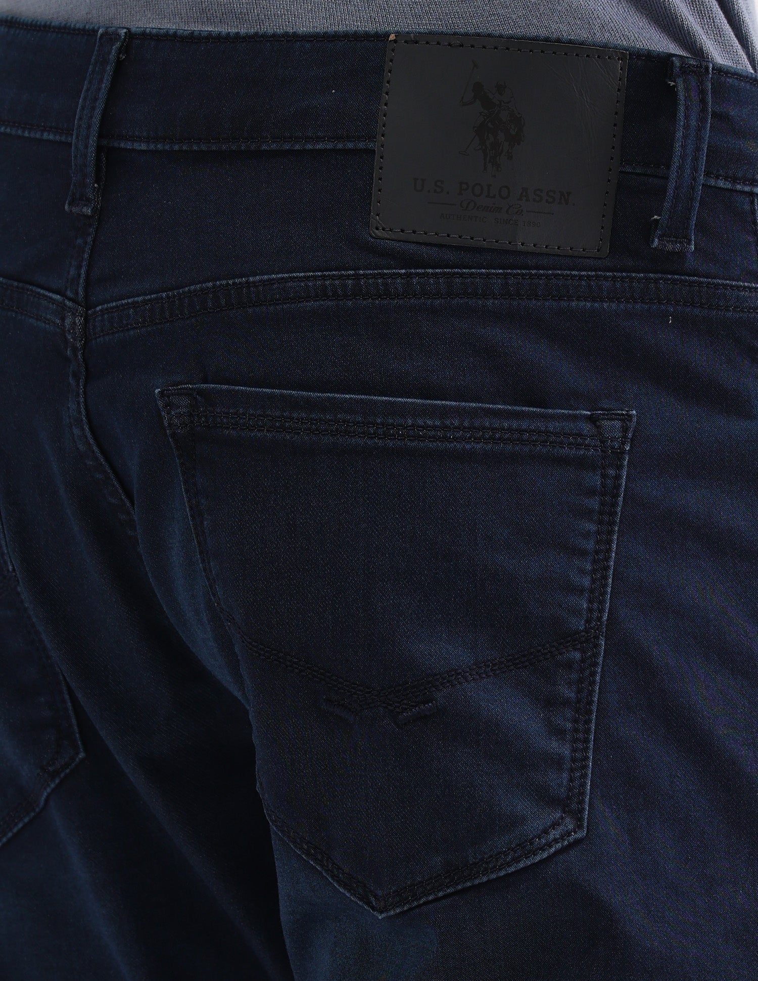 Henry Tapered Fit Cropped Blue Jeans Blue - U.S. Polo Assn. India | Large