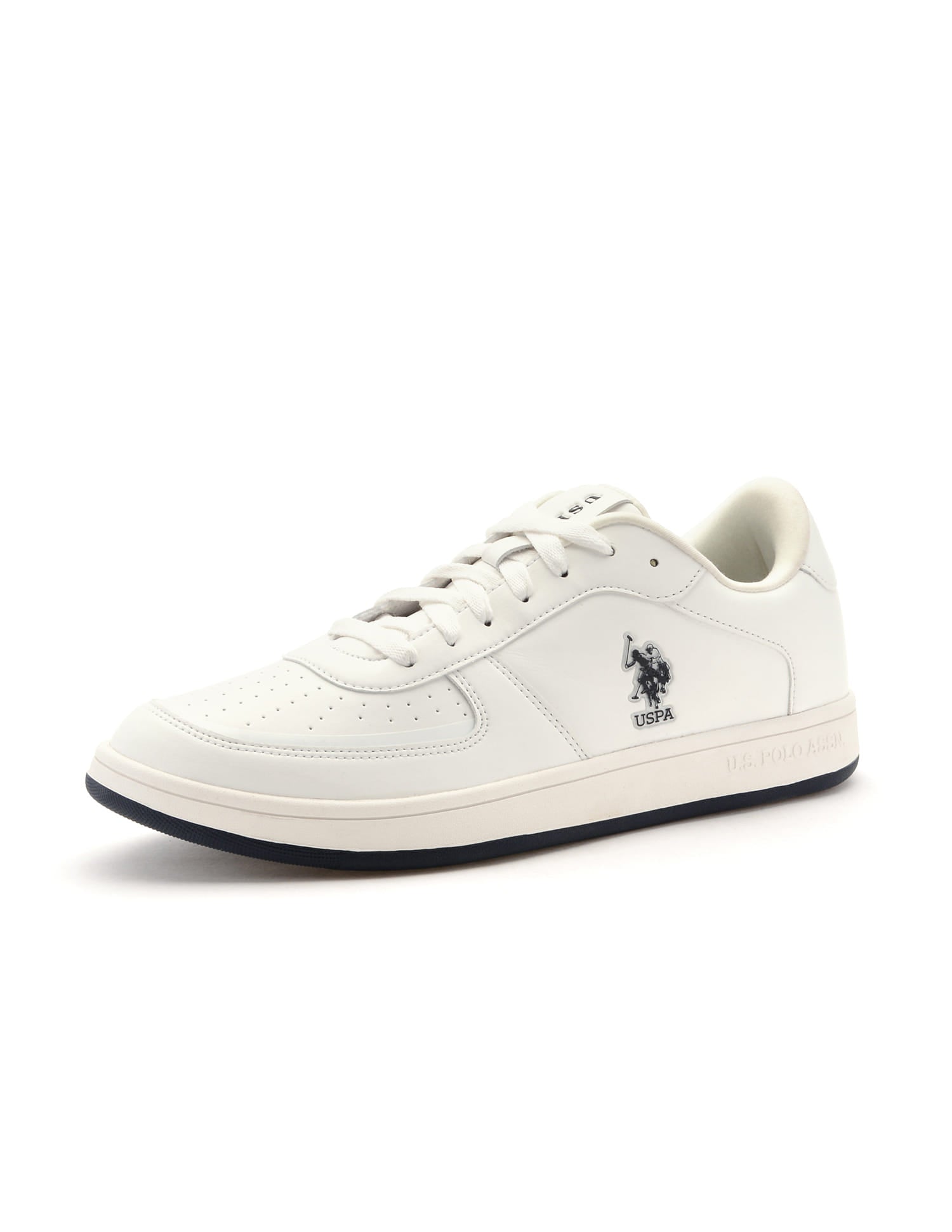 Men Solid Rein 3.0 Sneakers Off White - U.S. Polo Assn. India | Large