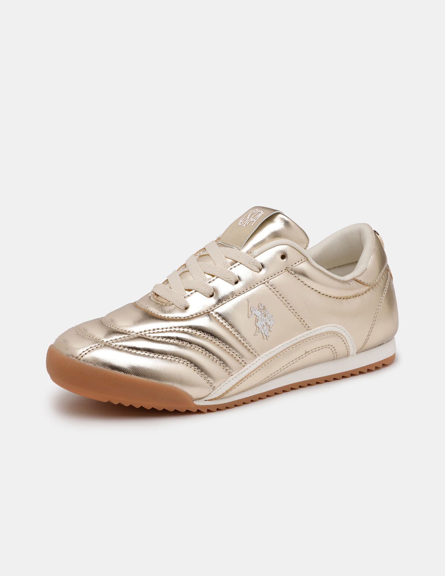 Ellery Retro Sneakers Shoes Gold - U.S. Polo Assn. India | Large
