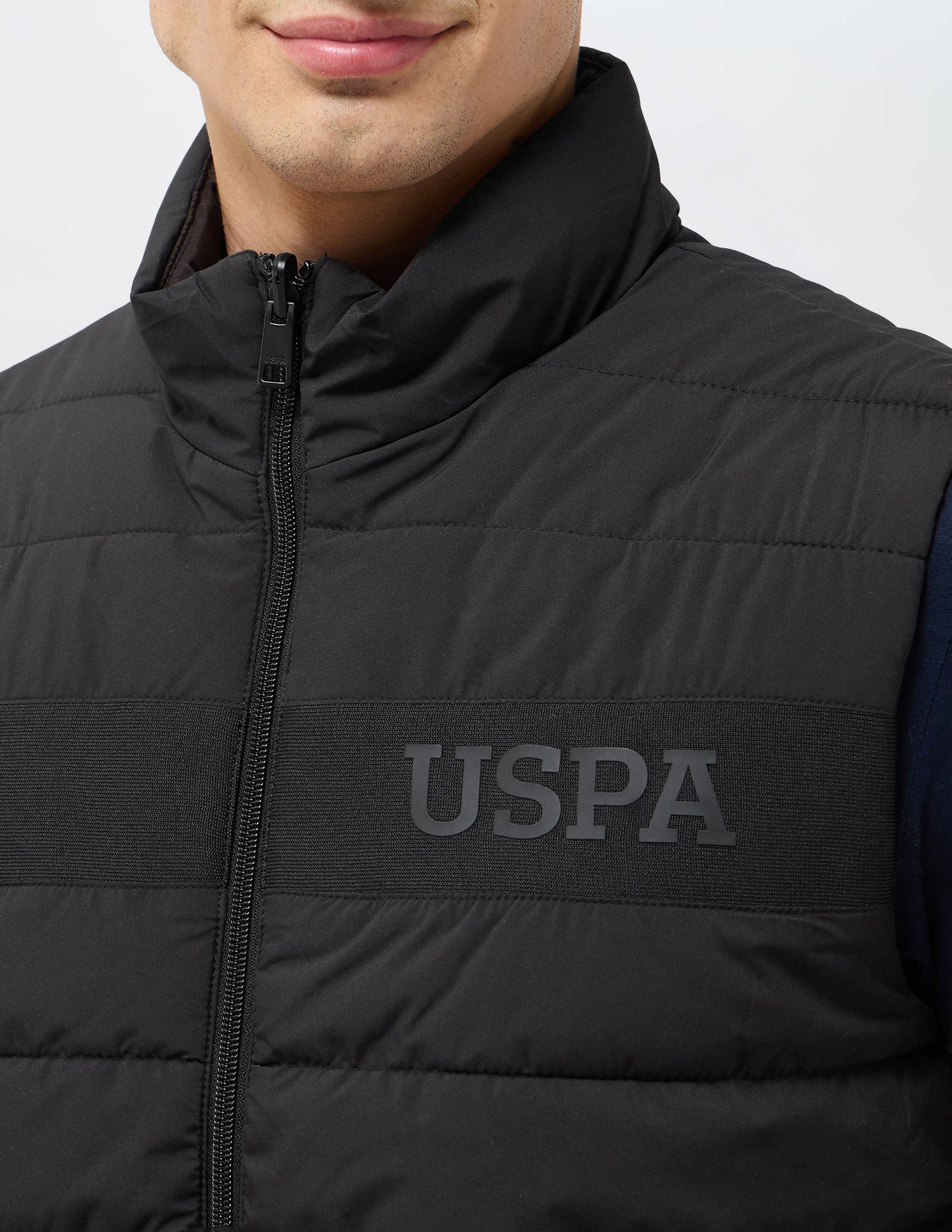 Solid Regular Fit Reversible Jacket Black - U.S. POLO ASSN. | Large