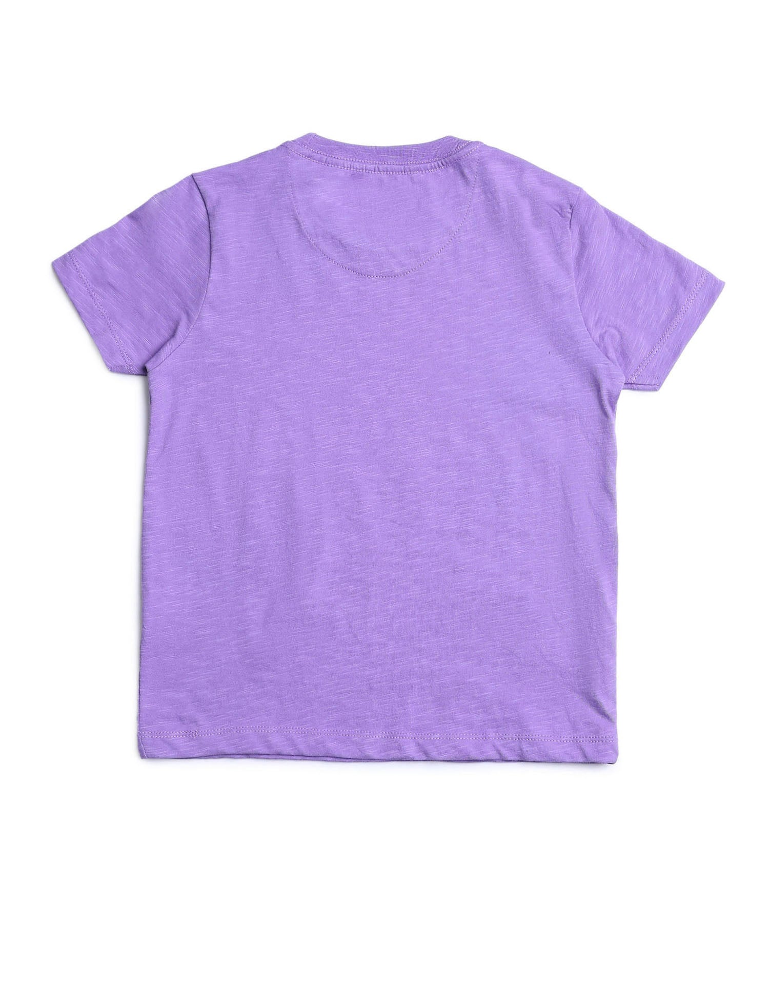 Boys Graphic Printed Regular Fit T-Shirt Light Purple - U.S. POLO ASSN. | Large