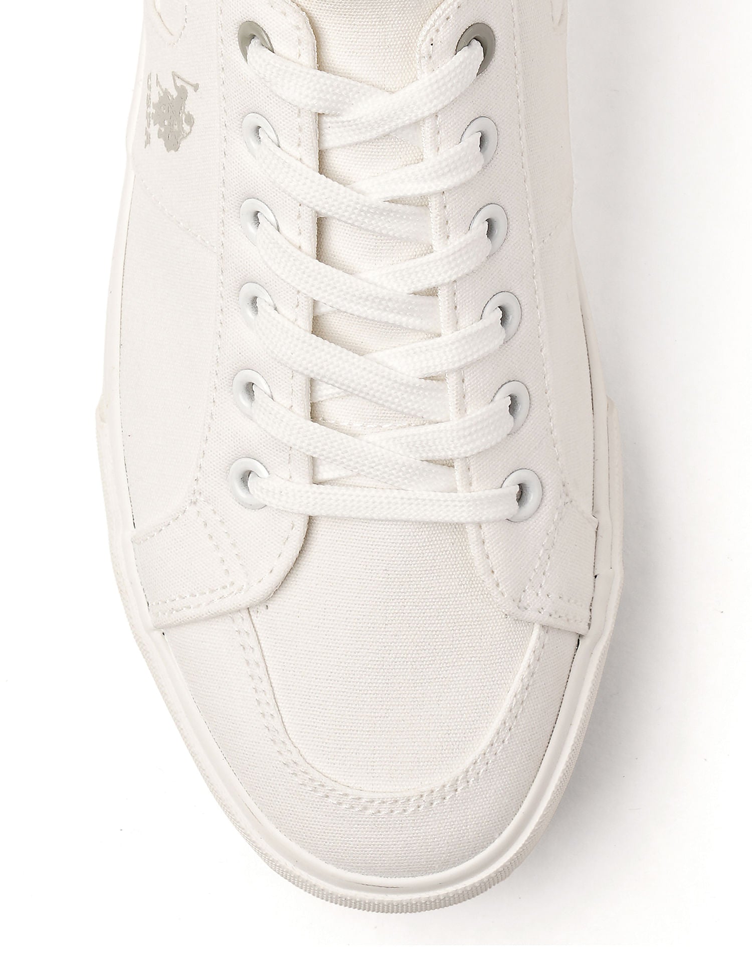 Men Clarkin Textured Sneakers White - U.S. POLO ASSN. | Large