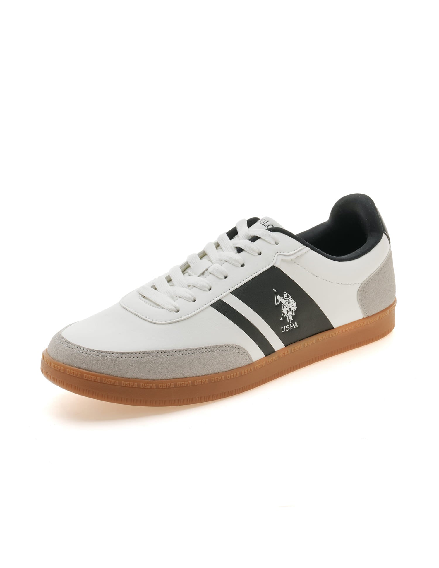 Men Hilton Colourblocked Sneakers White - U.S. Polo Assn. India | Large