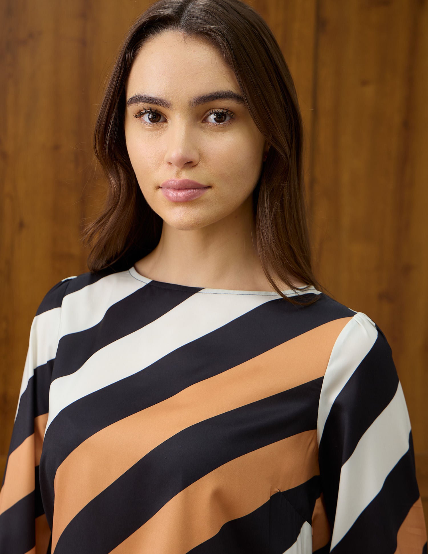 Diagonal Striped Regular Fit Top Multi-colour - U.S. Polo Assn. India | Large