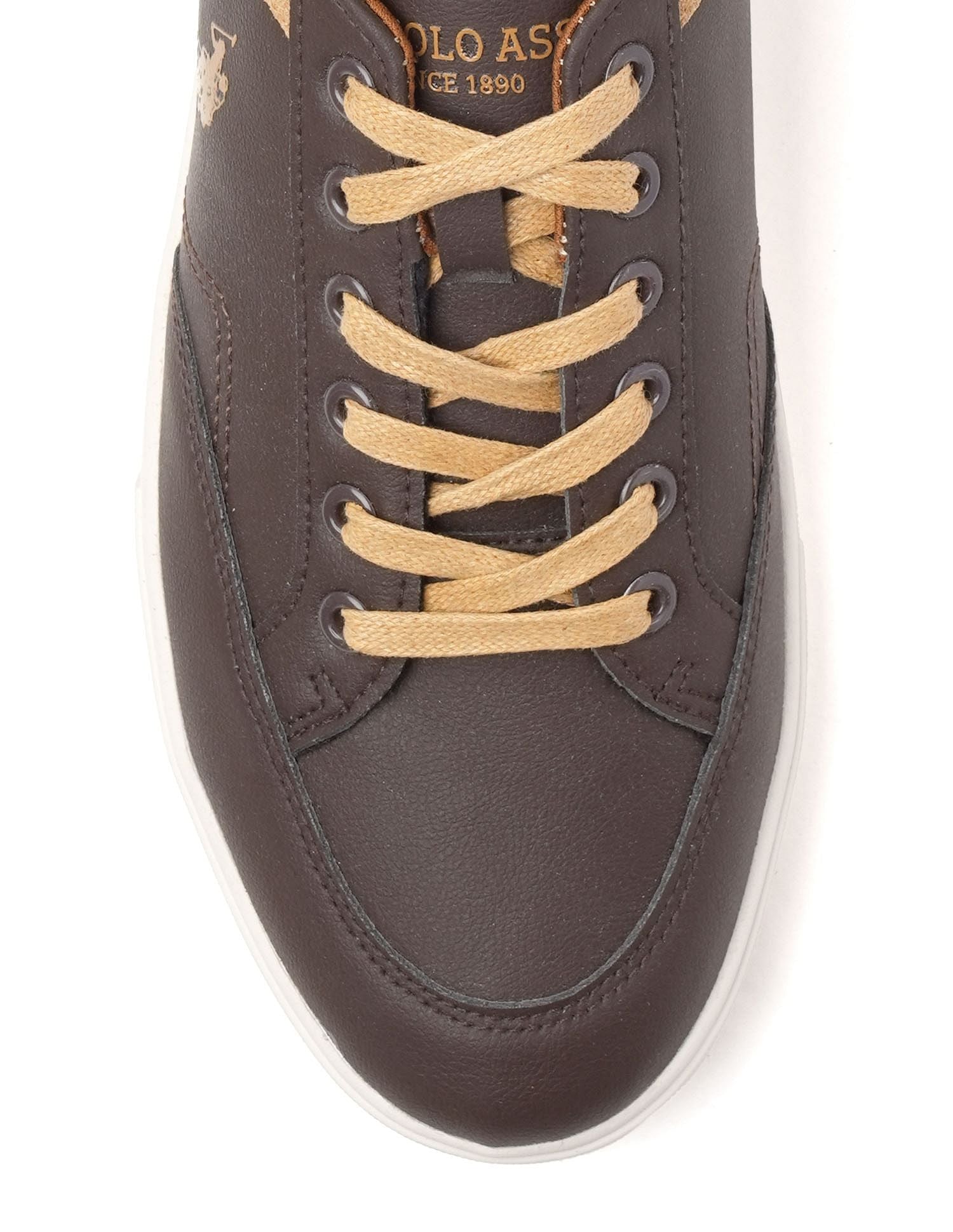 Men Monton 7.0 Colourblocked Sneakers Brown - U.S. POLO ASSN. | Large