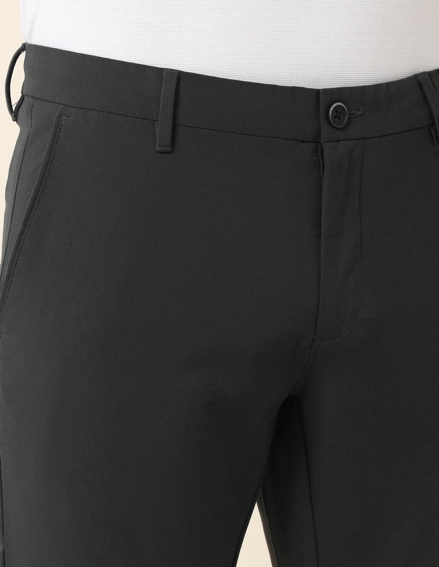 Austin Slim Fit Bi-Stretch Chinos Charcoal - U.S. POLO ASSN. | Large