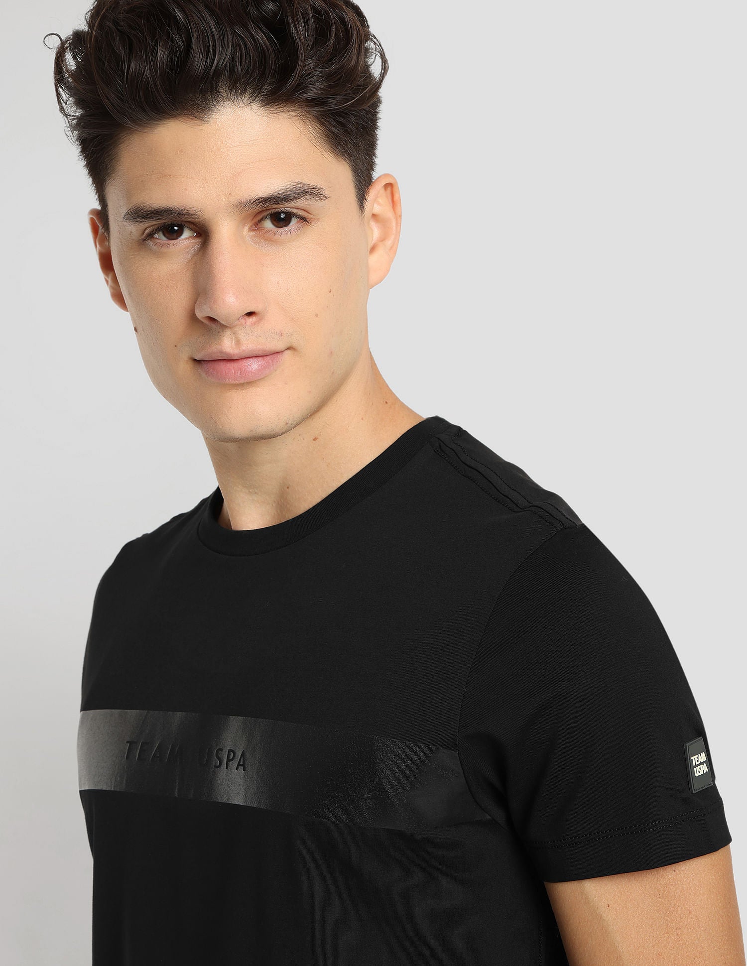 Gel Print Training T-Shirt Black - U.S. POLO ASSN. | Large