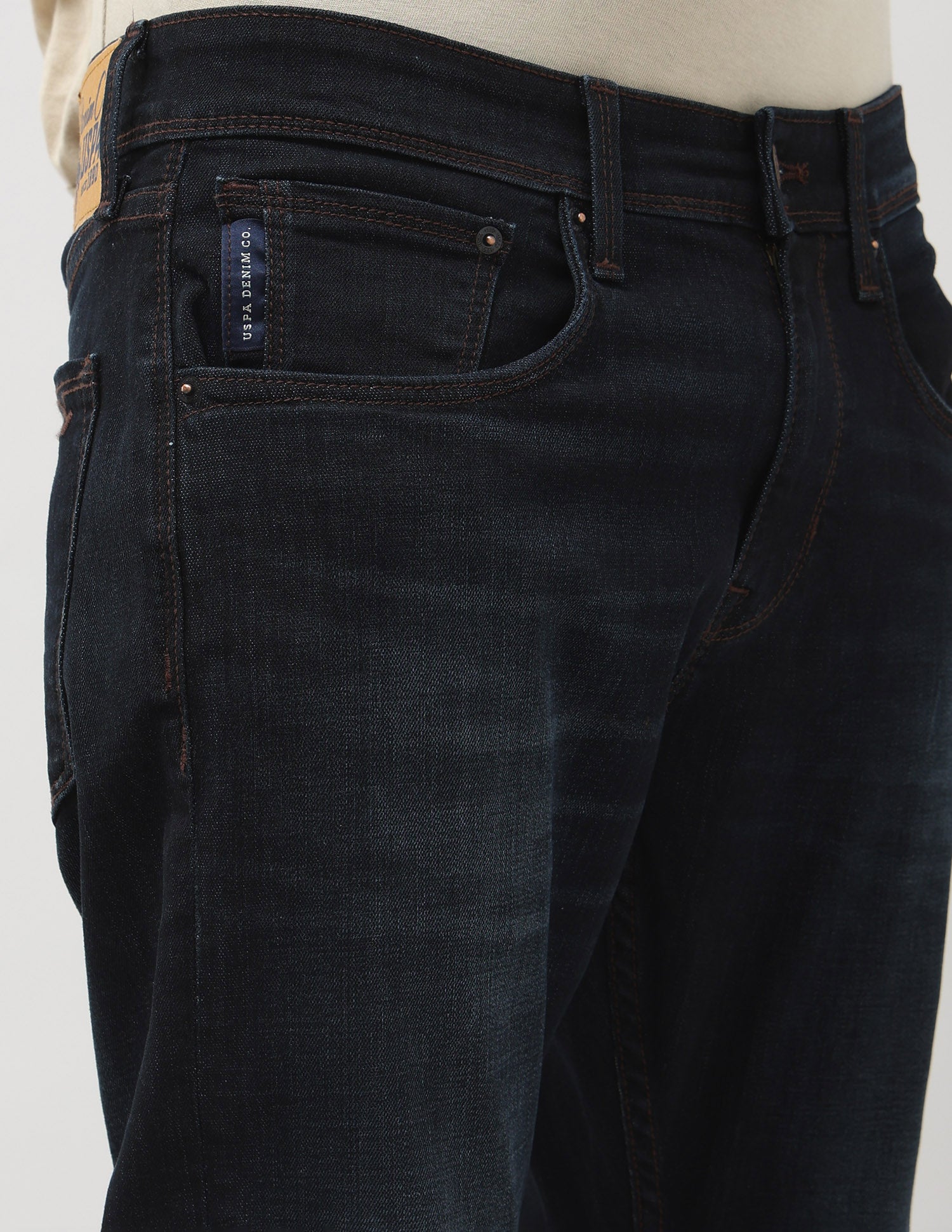 Henry Tapered Fit Blue Jeans Dark Blue - U.S. POLO ASSN. | Large