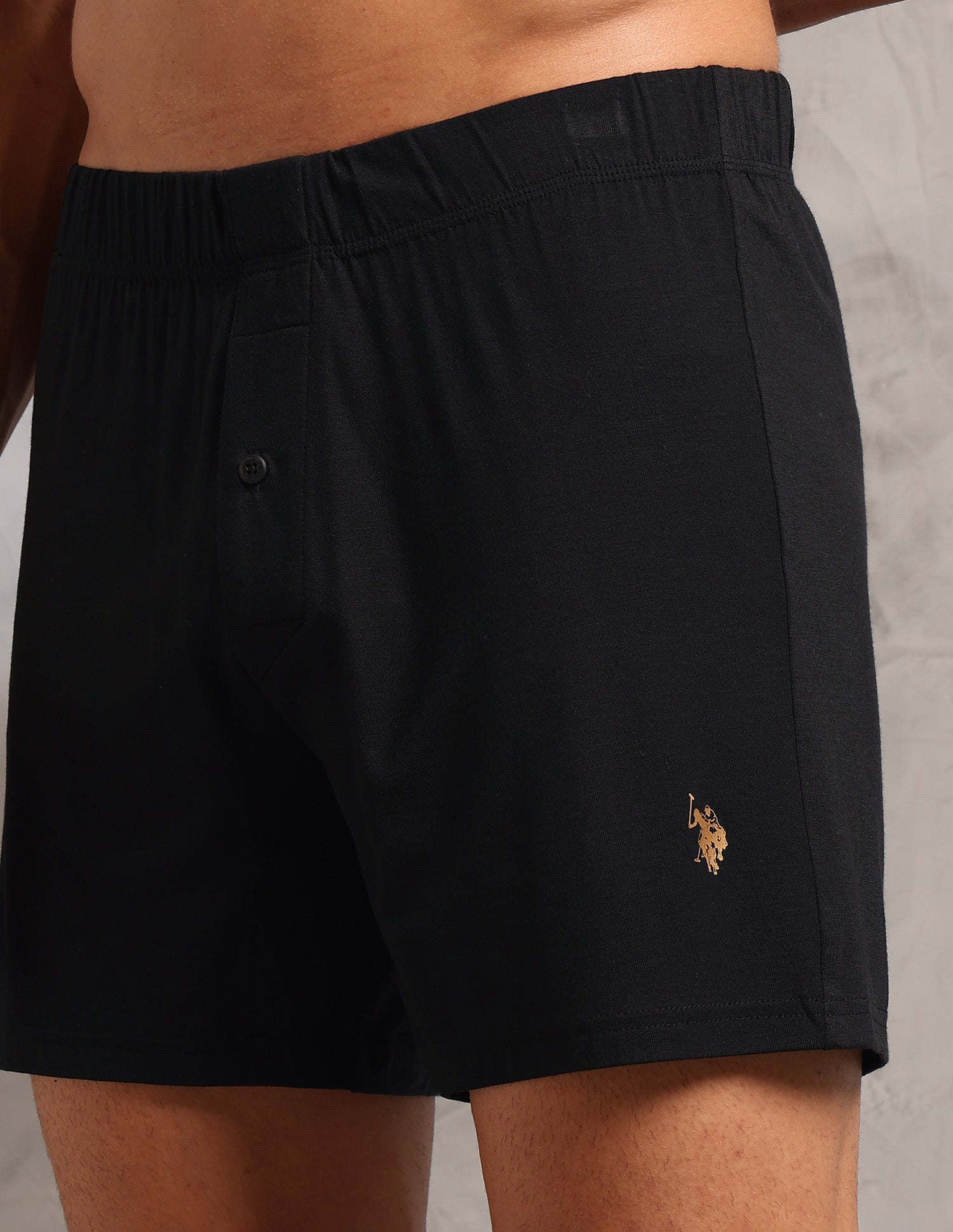 Comfort Fit PX001 Boxers - Pack Of 1 Black - U.S. POLO ASSN. | Large