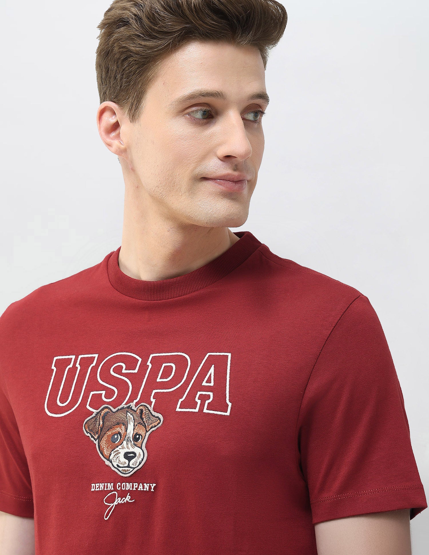 Motel On The Coast Slim Fit T-Shirt Red - U.S. Polo Assn. India | Large