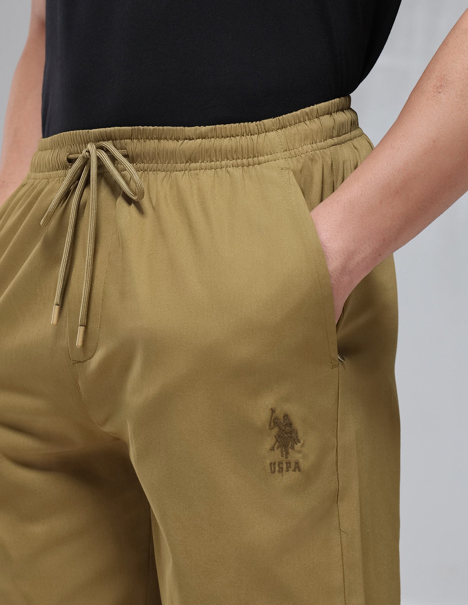 Midrise Pure Cotton OELP1 Pyjamas Dull Gold - U.S. Polo Assn. India | Large